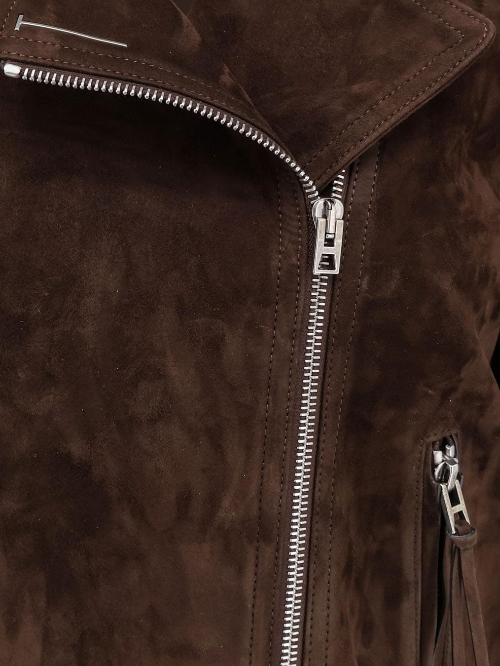 Tom Ford Women Suede Biker Jacket TOM FORD