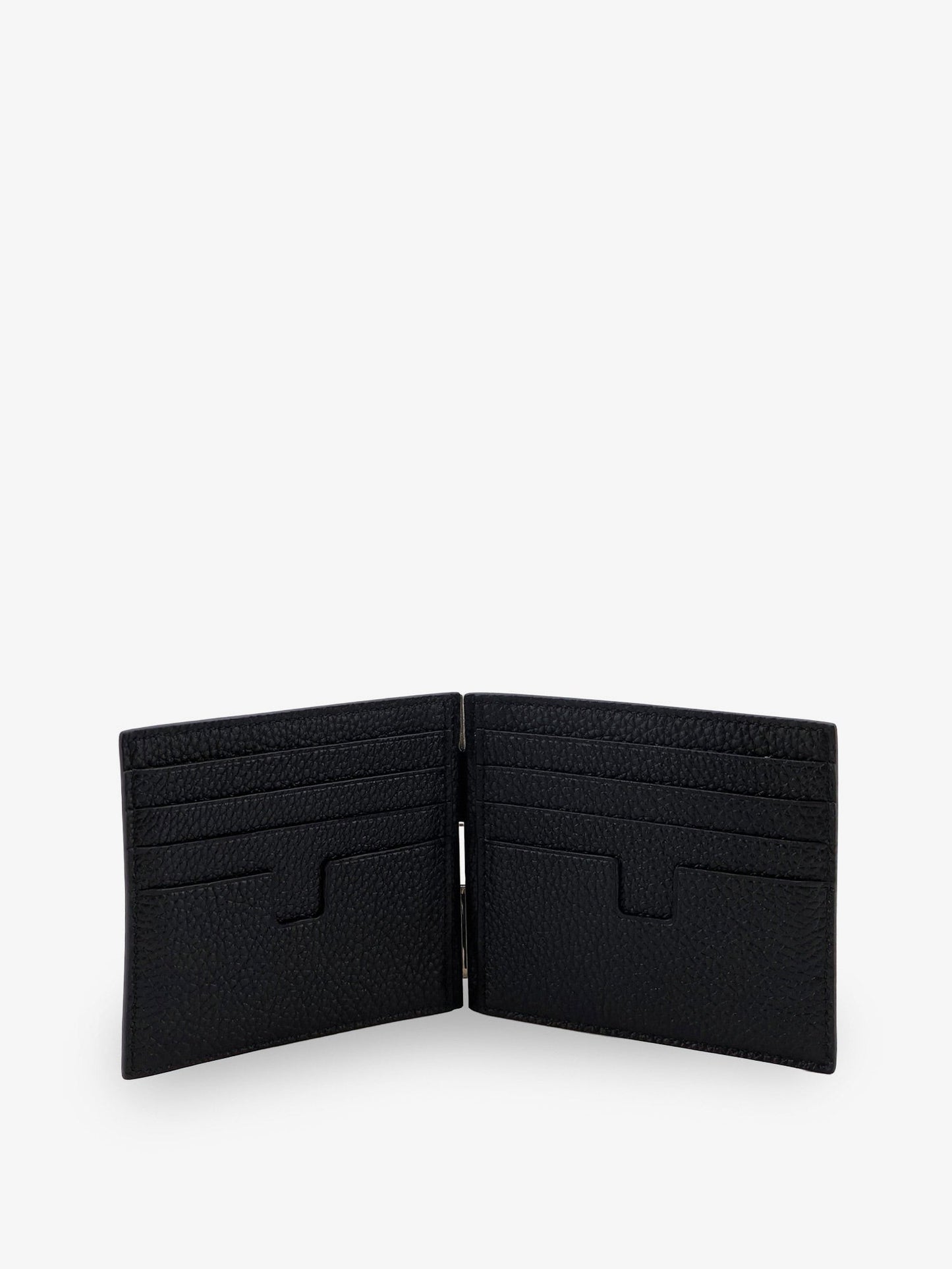 Tom Ford Men Leather Card Holder With Front Logo TOM FORD