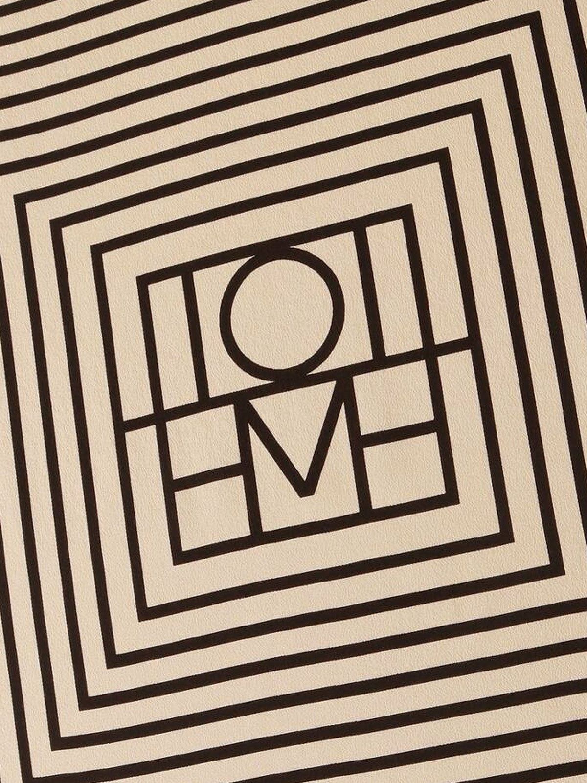Toteme Women Centered Monogram Silk Foulard TOTEME