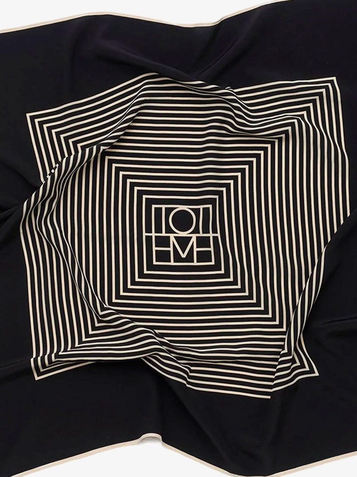Toteme Women Centered Monogram Silk Foulard TOTEME