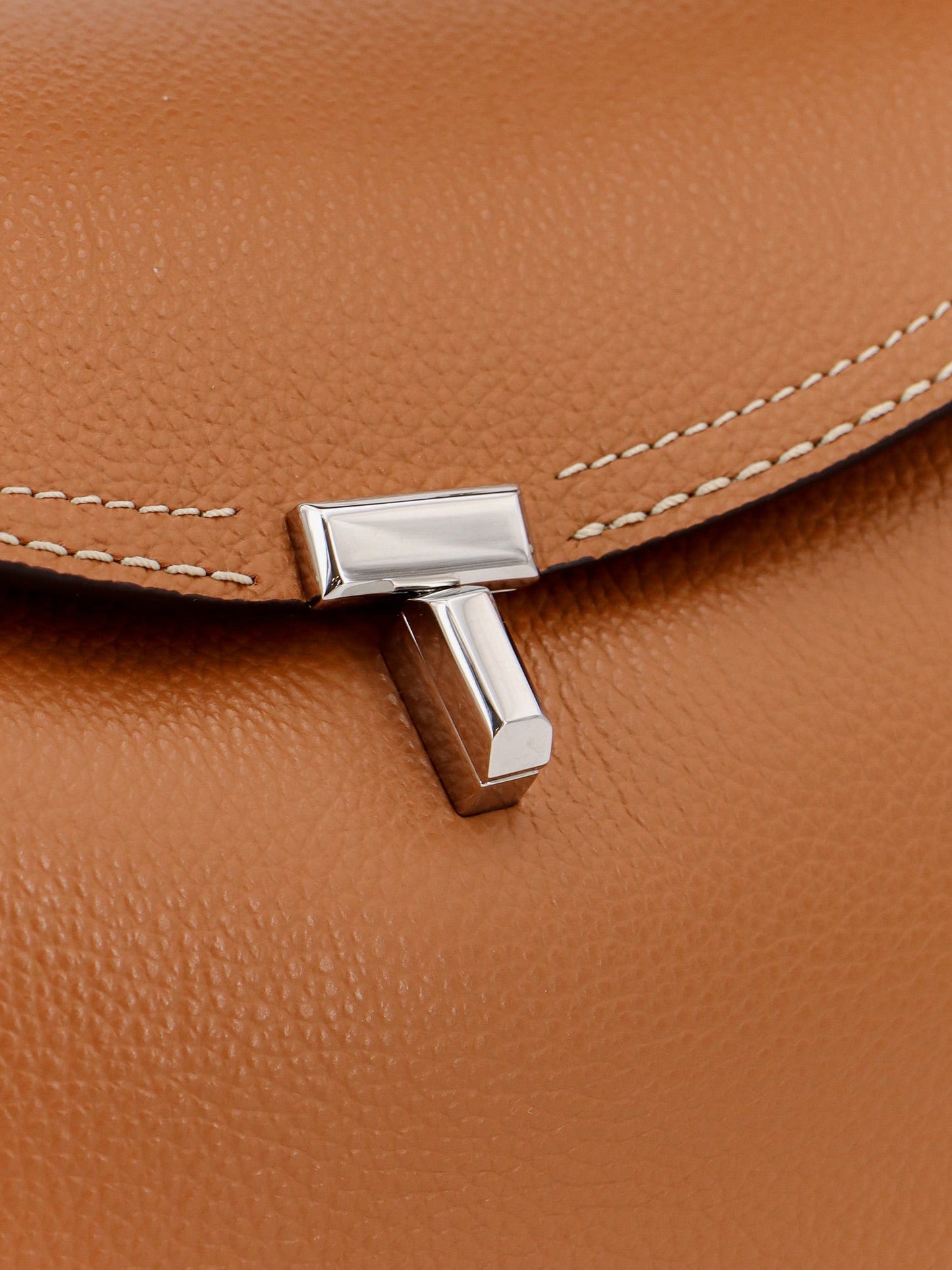 Toteme Women T-Lock Hammered Leather Handbag TOTEME