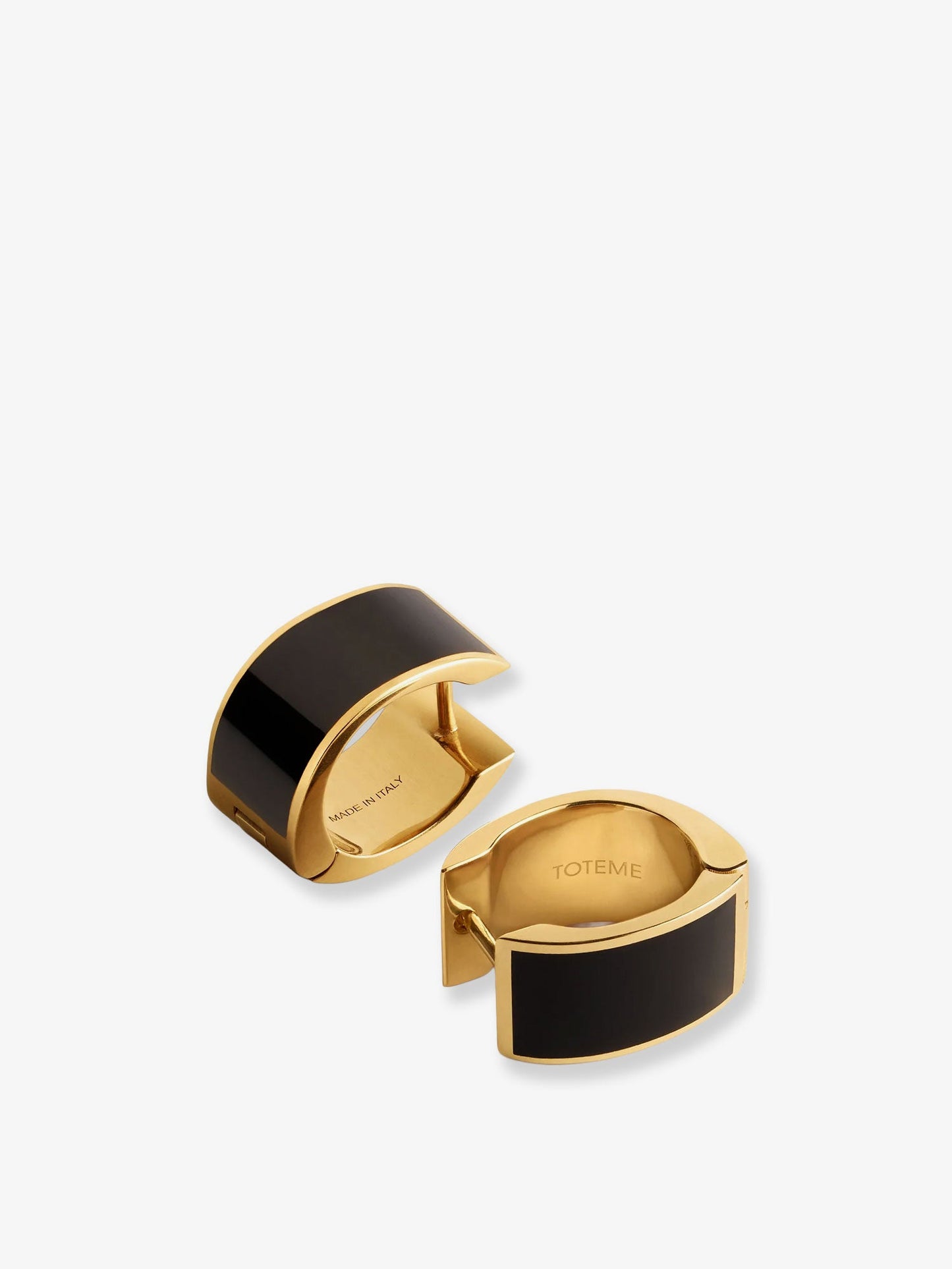 Toteme Women Signature Brass Earrings TOTEME