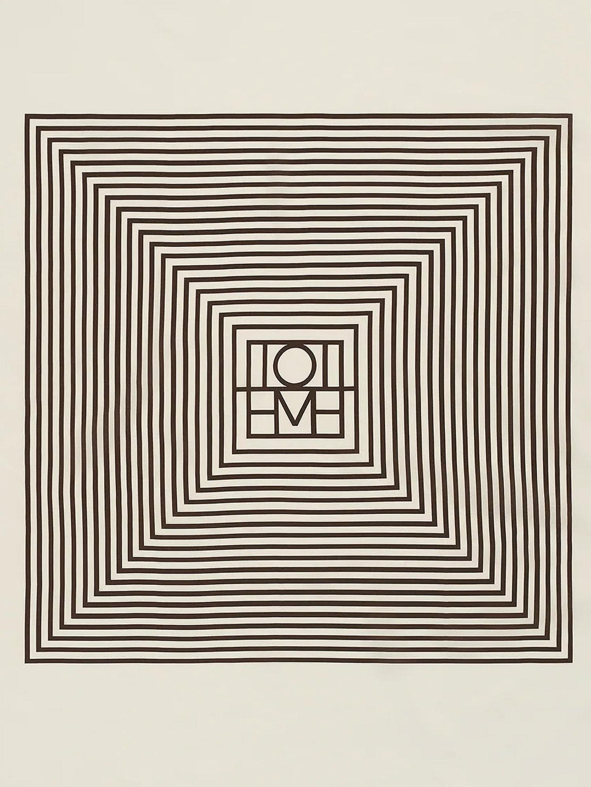 Toteme Women Centered Monogram Silk Foulard TOTEME