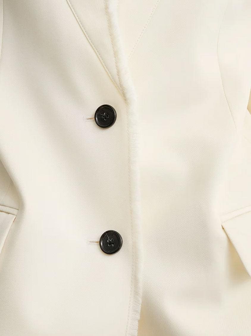 Toteme Women Raw Lapel Blazer TOTEME