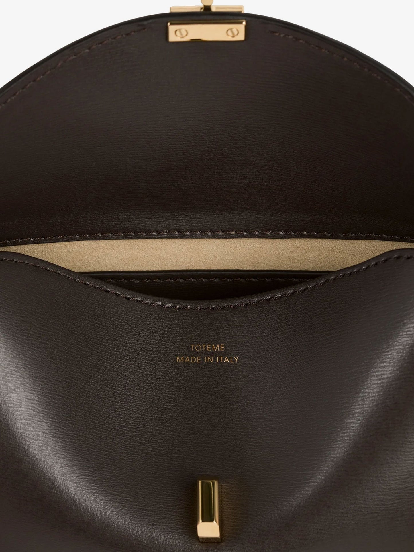 Toteme Women Mini T-Lock Leather Clutch TOTEME