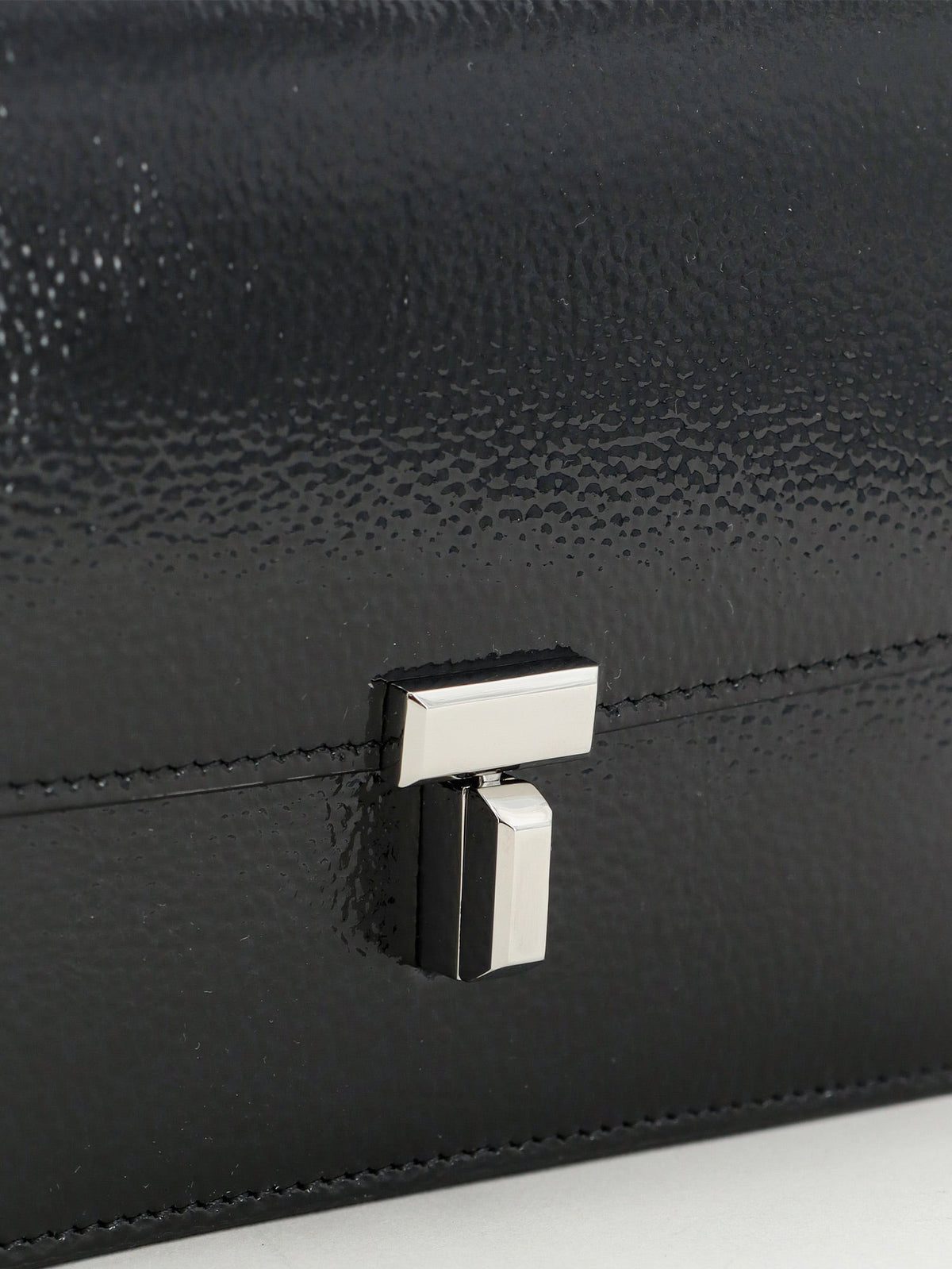 Toteme Women Patent T-Lock Crossbody Bag TOTEME