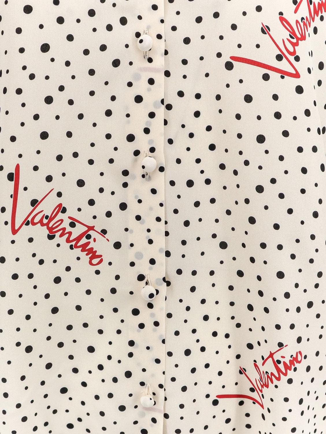 Valentino Women Bollicine Plusdepois Crepe De Chine Shirt VALENTINO