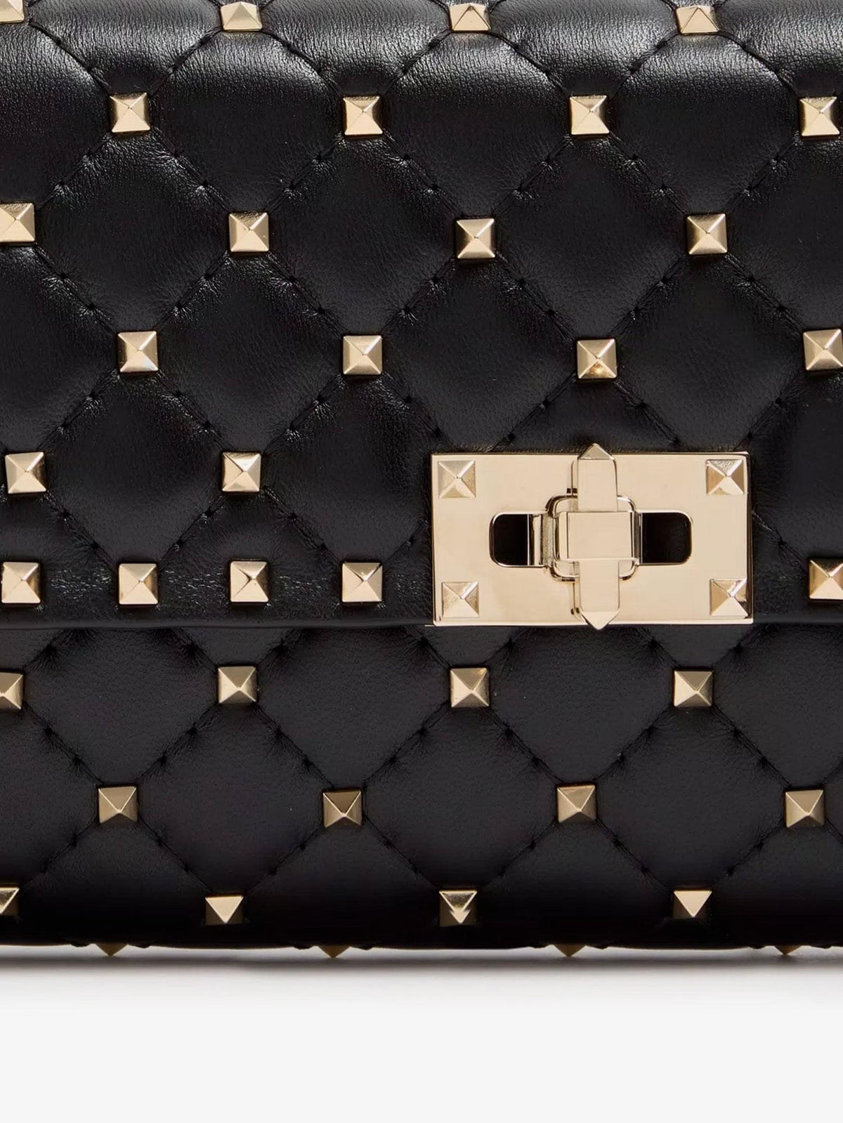 Valentino Garavani Women Rockstud Spike Leather Crossbody Bag With Iconic All-Over Studs VALENTINO GARAVANI