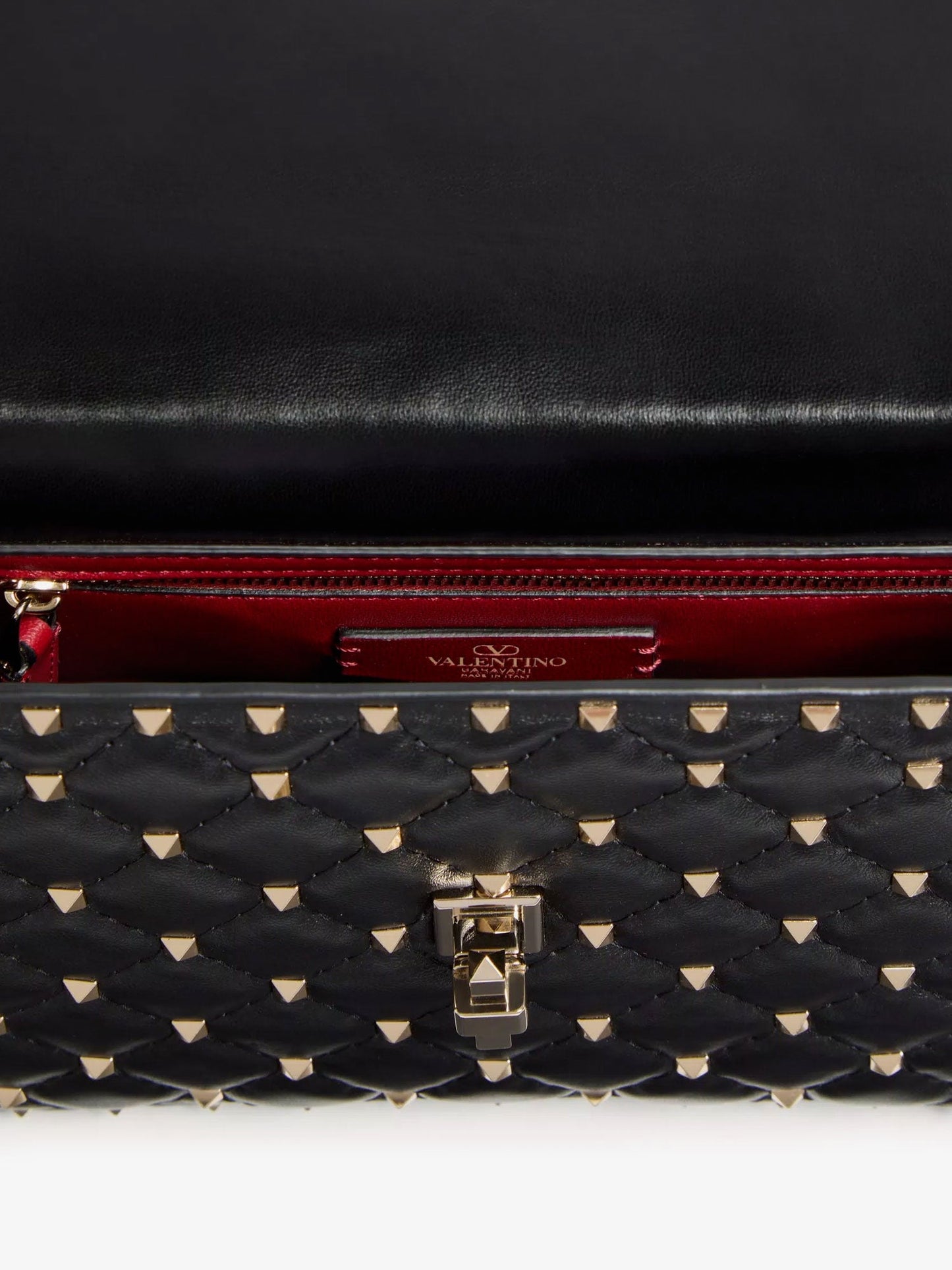Valentino Garavani Women Rockstud Spike Leather Crossbody Bag With Iconic All-Over Studs VALENTINO GARAVANI