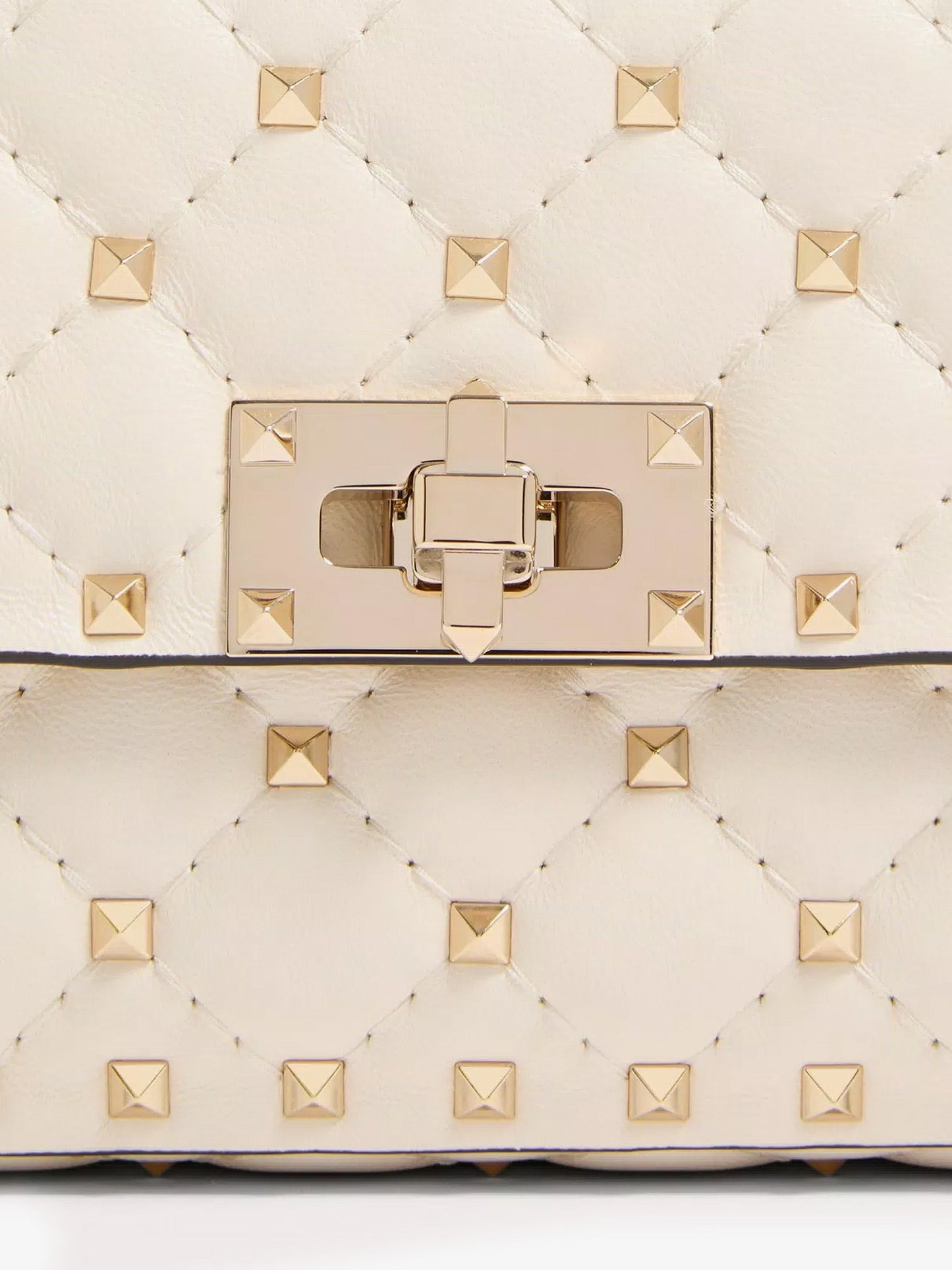 Valentino Garavani Women Rockstud Spike Leather Shoulder Bag With Iconic All-Over Studs VALENTINO GARAVANI
