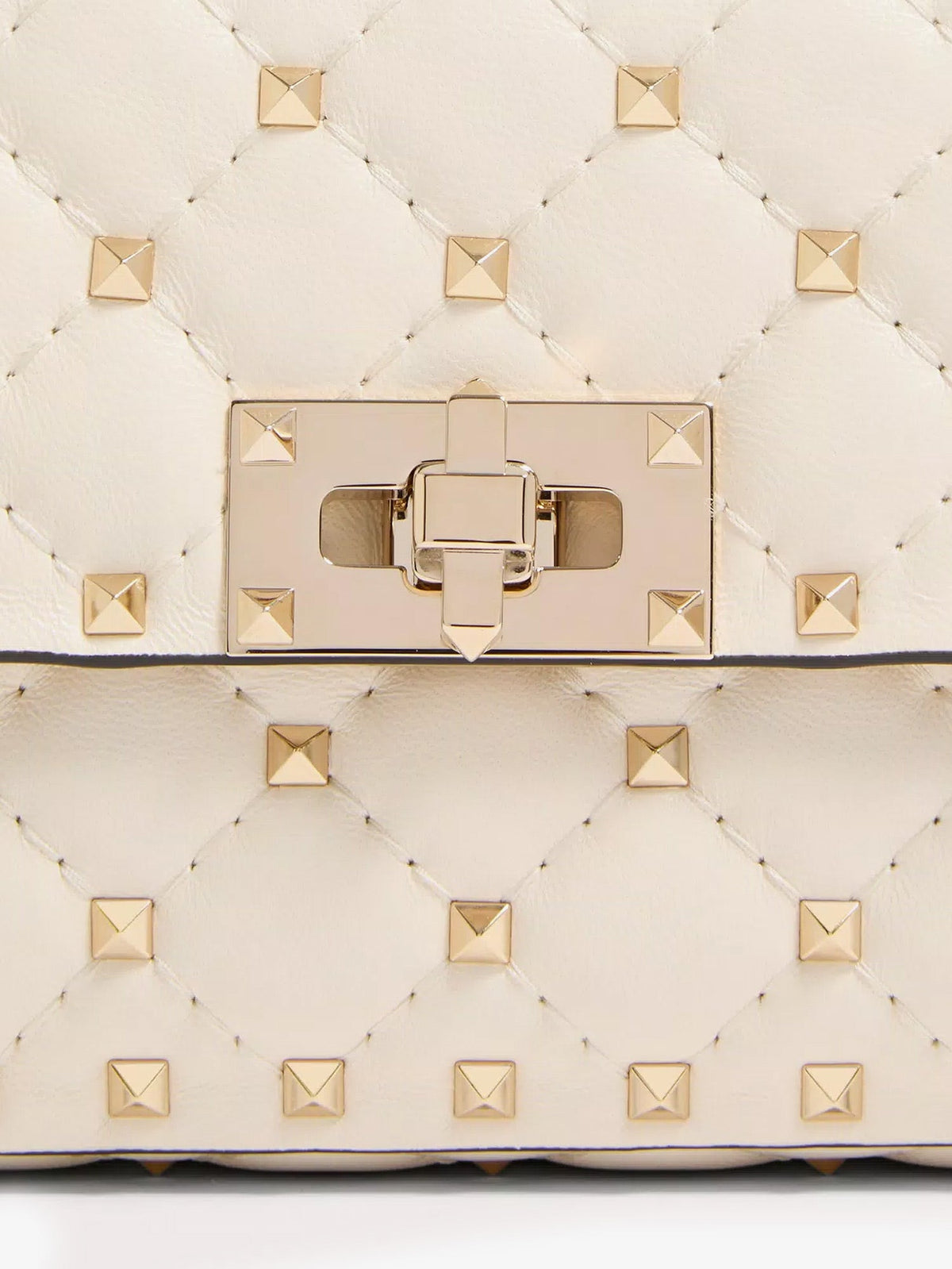 Valentino Garavani Women Rockstud Spike Leather Shoulder Bag With Iconic All-Over Studs VALENTINO GARAVANI