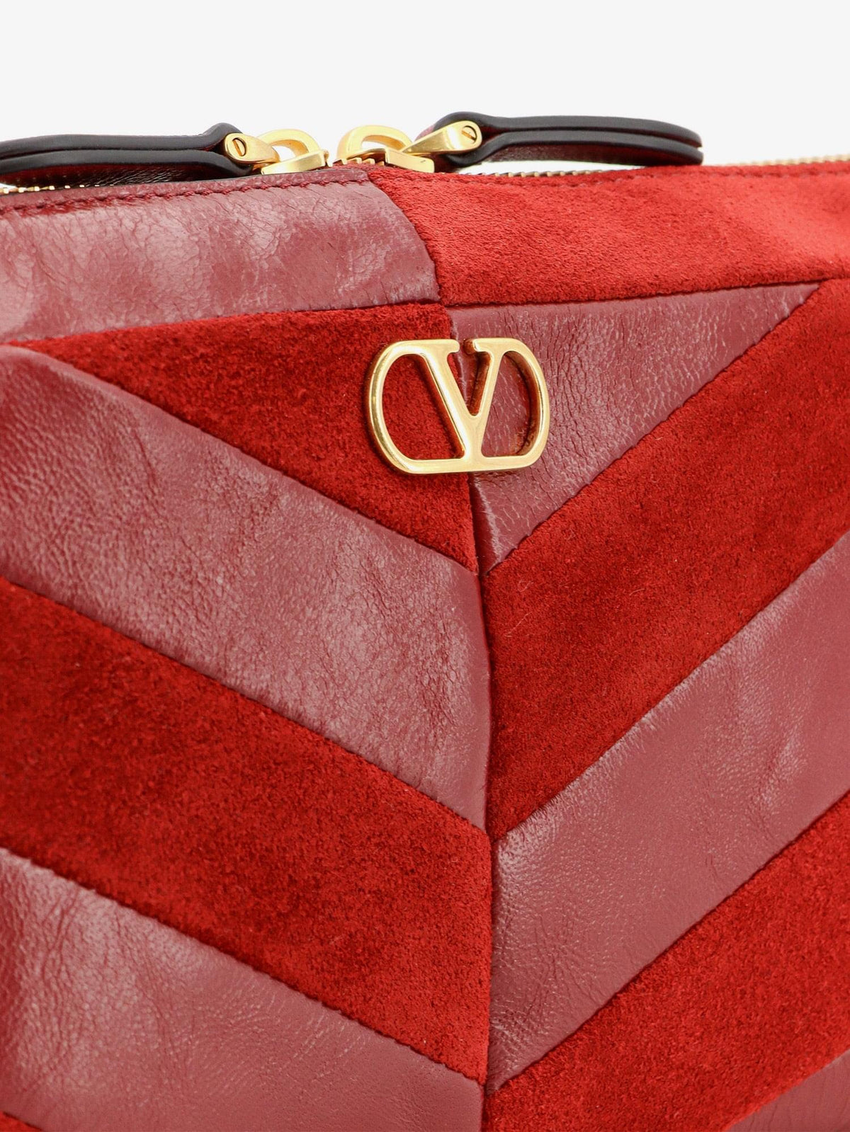 Valentino Garavani Women Panthea Suede And Leather Crossbody Bag VALENTINO GARAVANI