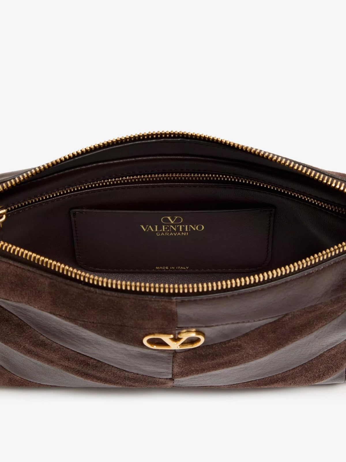 Valentino Garavani Women Panthea Suede And Leather Crossbody Bag VALENTINO GARAVANI