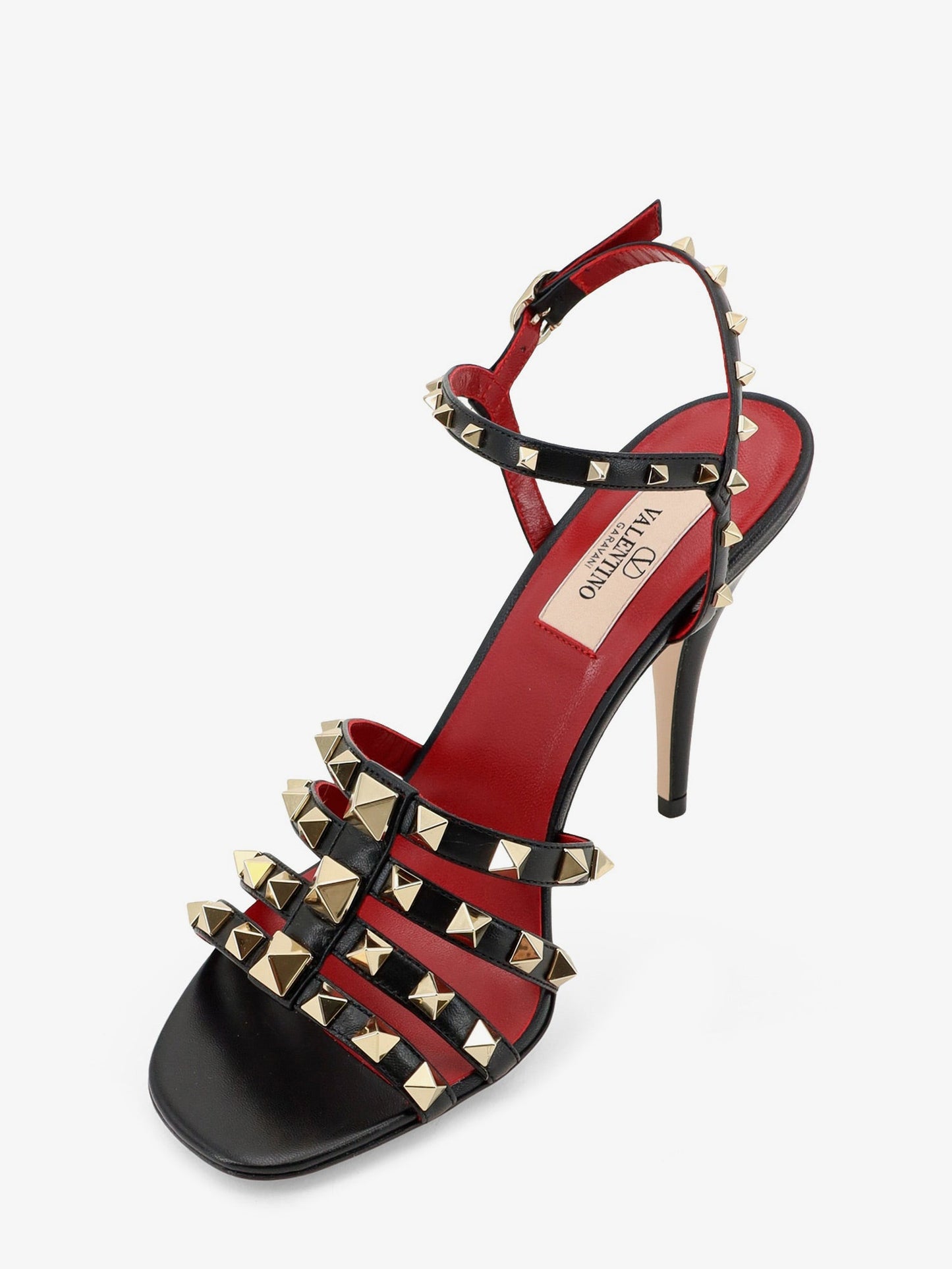 Valentino Garavani Women Rockstud Leather Sandals With Iconic All-Over Studs VALENTINO GARAVANI