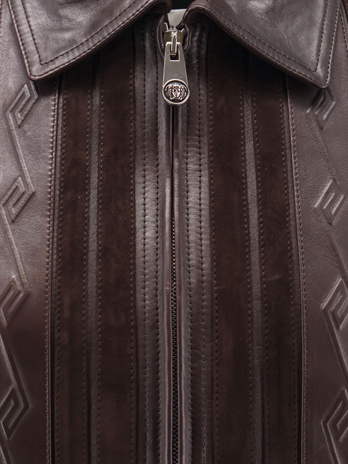 Versace Women Leather And Suede Jacket VERSACE