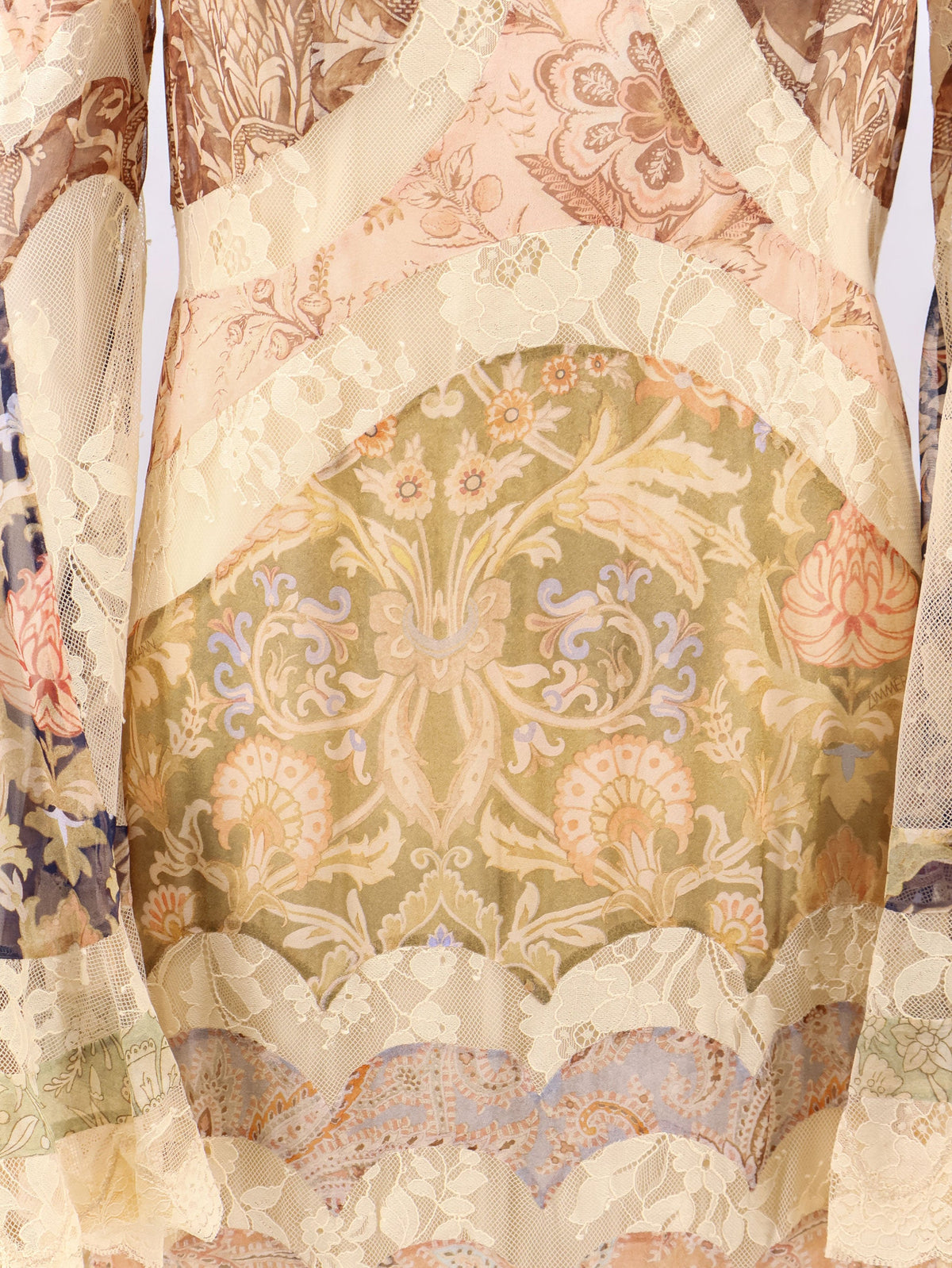 Zimmermann Women Valiant Panelled Gown Silk Dress ZIMMERMANN