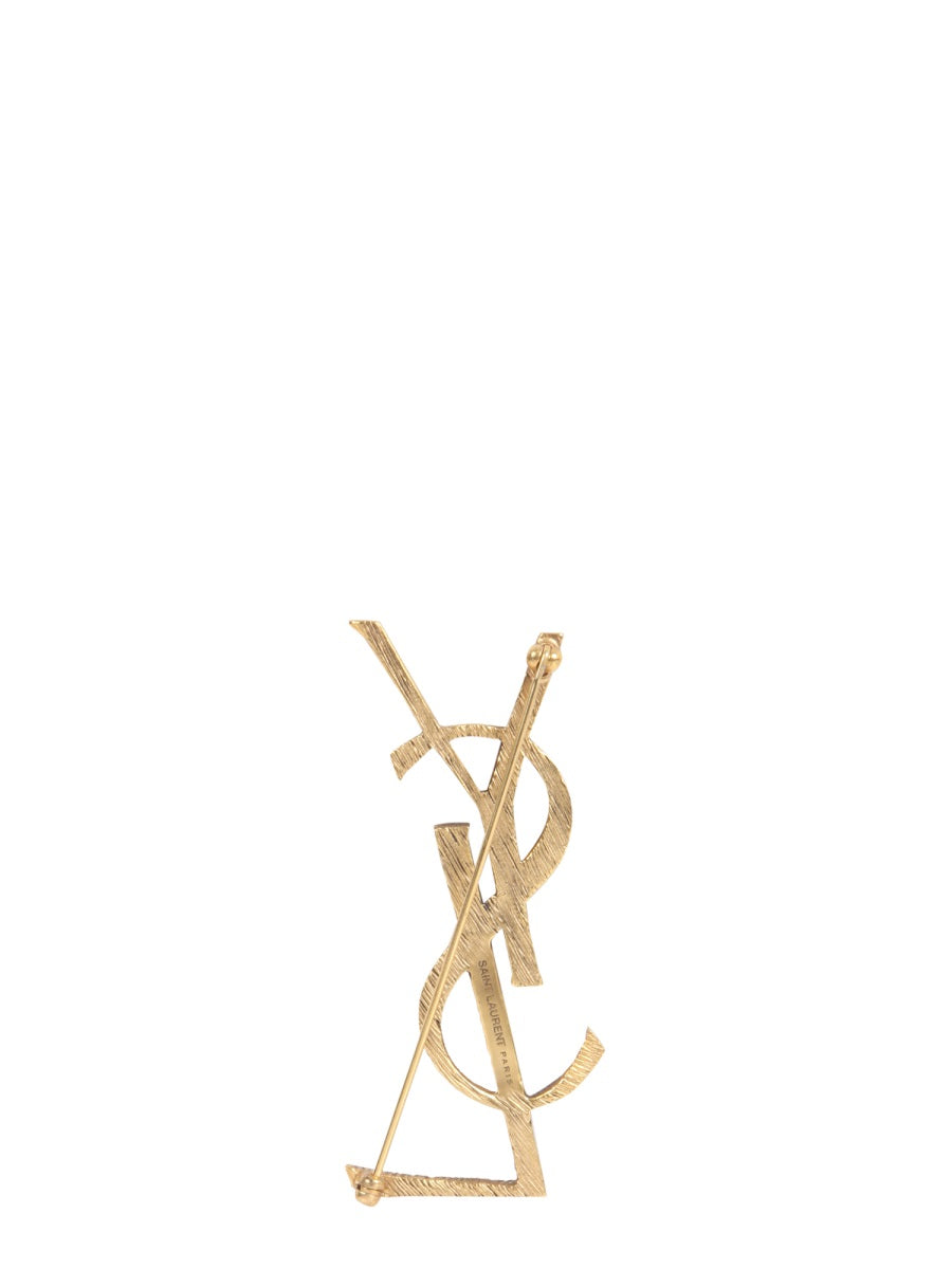 Saint Laurent Women Spilla "Monogramme" SAINT LAURENT