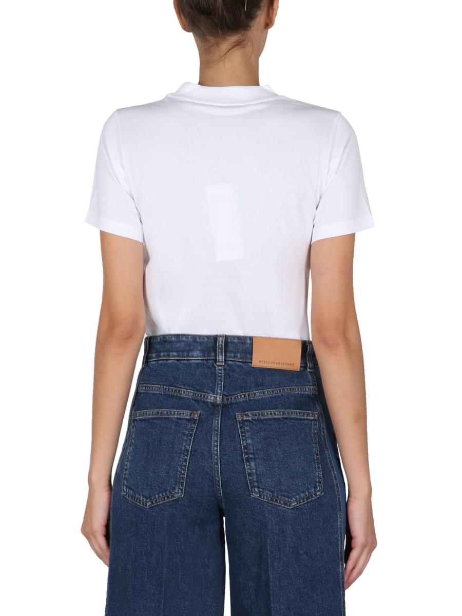 Stella Mccartney Women T-Shirt With Logo Print STELLA MCCARTNEY