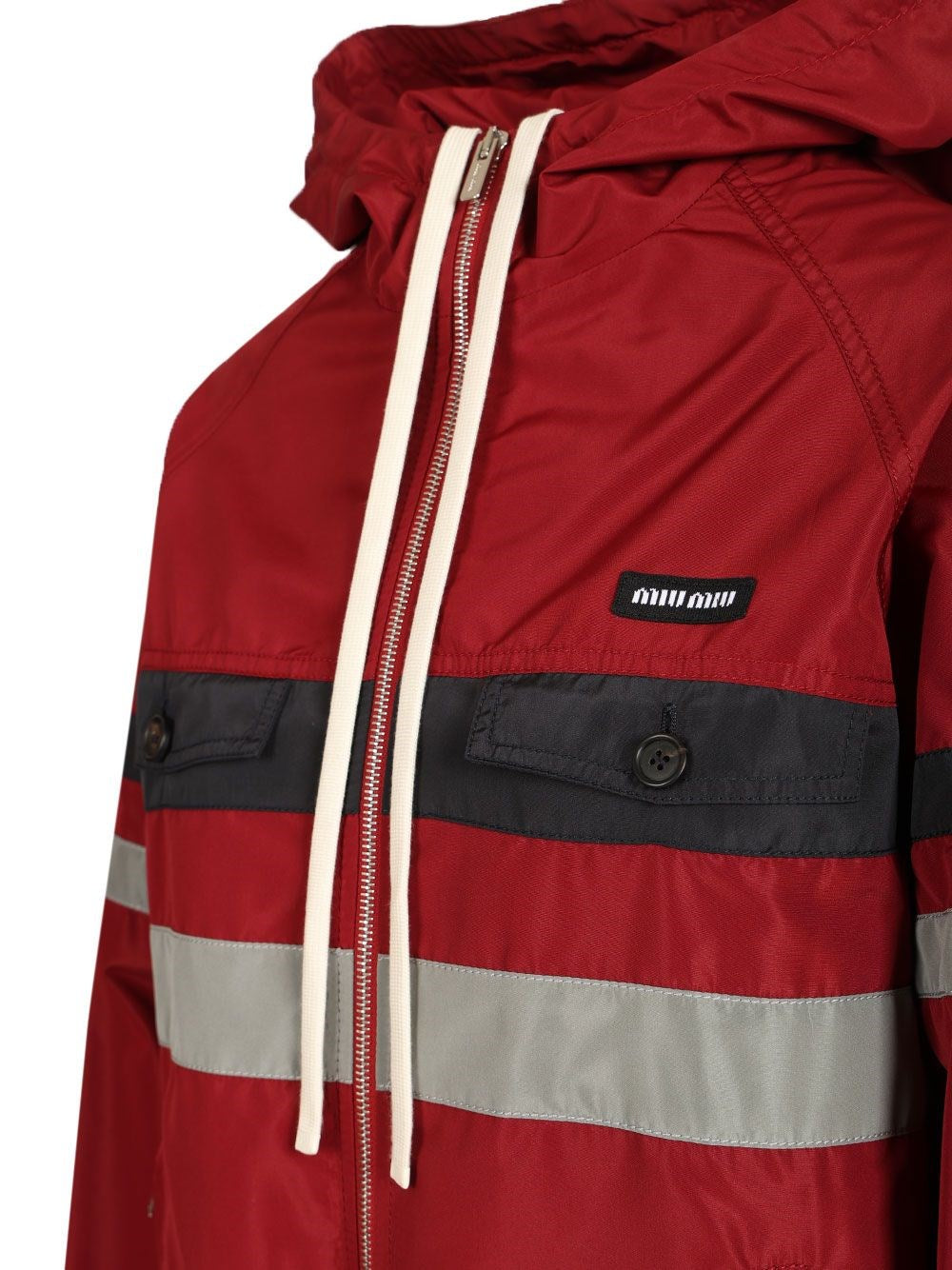 Miu Miu Women Blouson In Technical Canvas