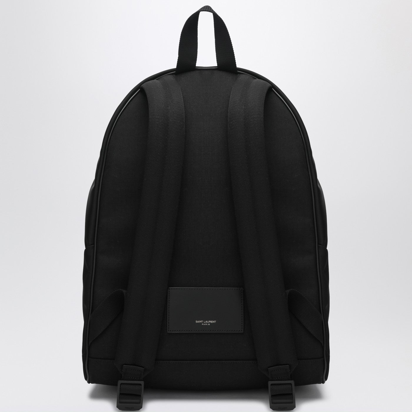 Saint Laurent Black Leather And Nylon Backpack Men SAINT LAURENT