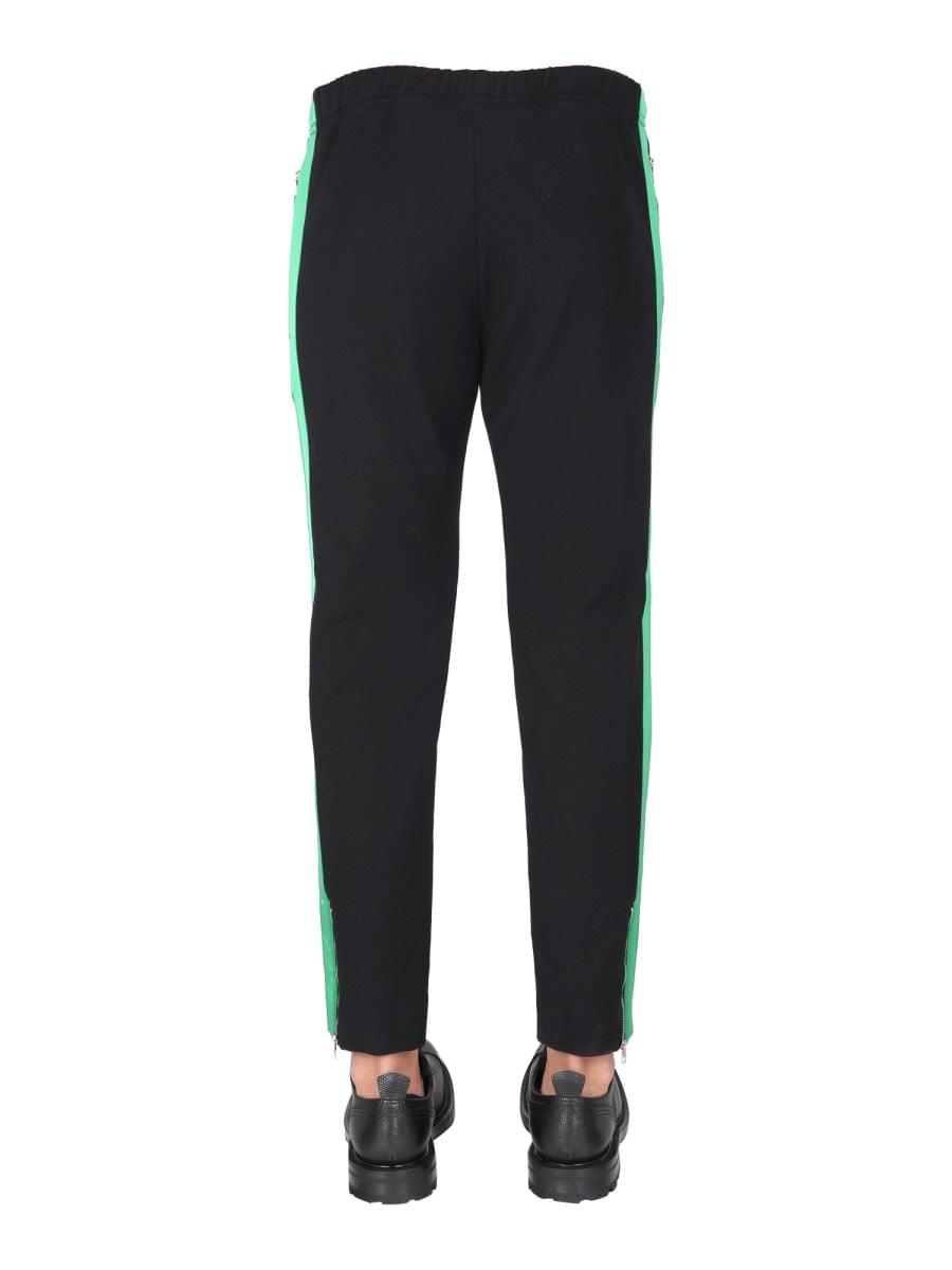 Alexander Mcqueen Men Jogging Pants With Embroidered Skull ALEXANDER MCQUEEN