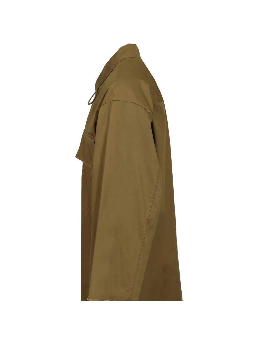 Celine Men Oversized Shirt In Cotton And Linen Twill CELINE