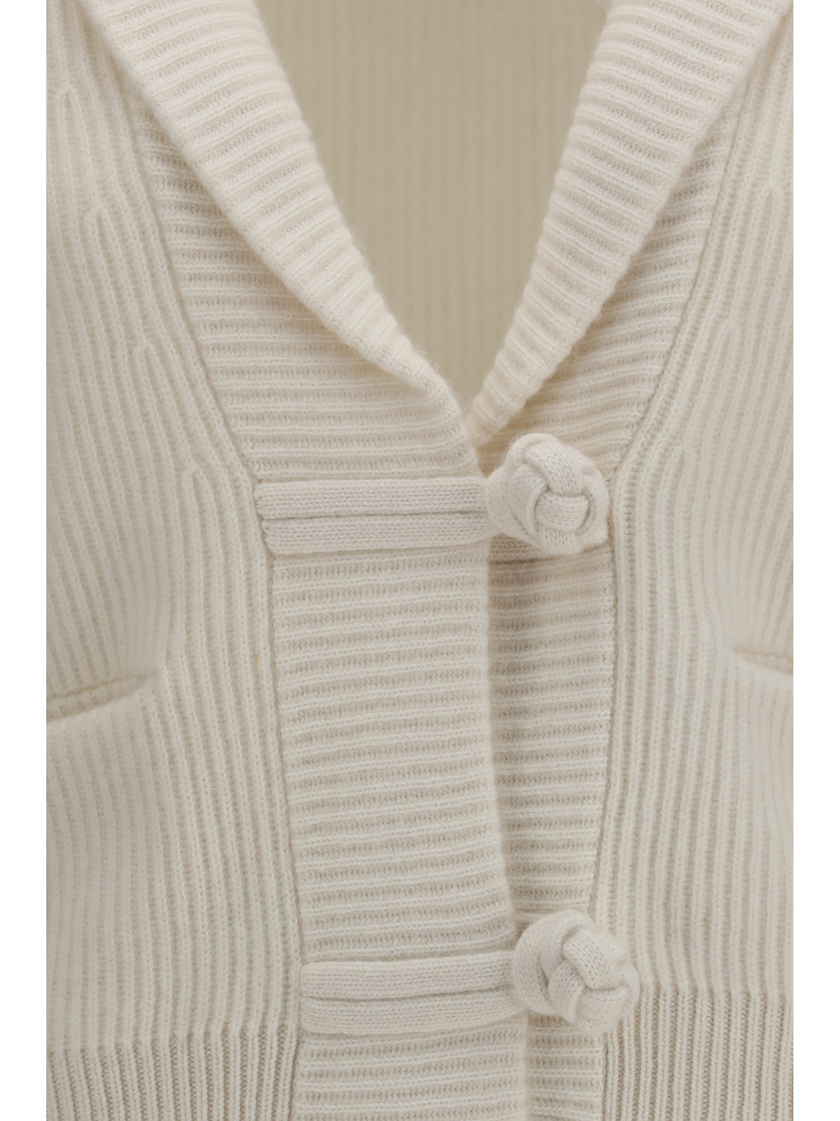 Forte_Forte Women Wool And Cashmere English Rib Cardigan FORTE FORTE