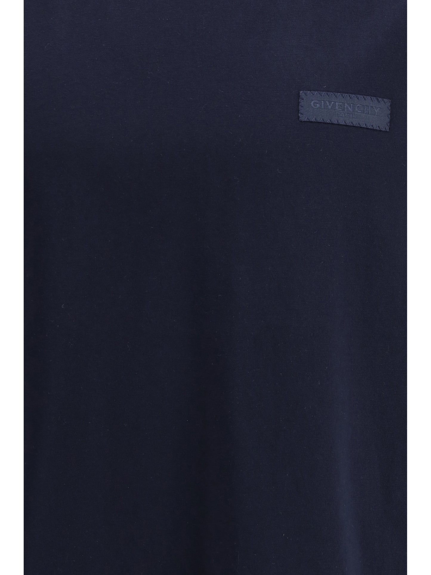 Givenchy Men Cotton T-Shirt With Logo Patch GIVENCHY