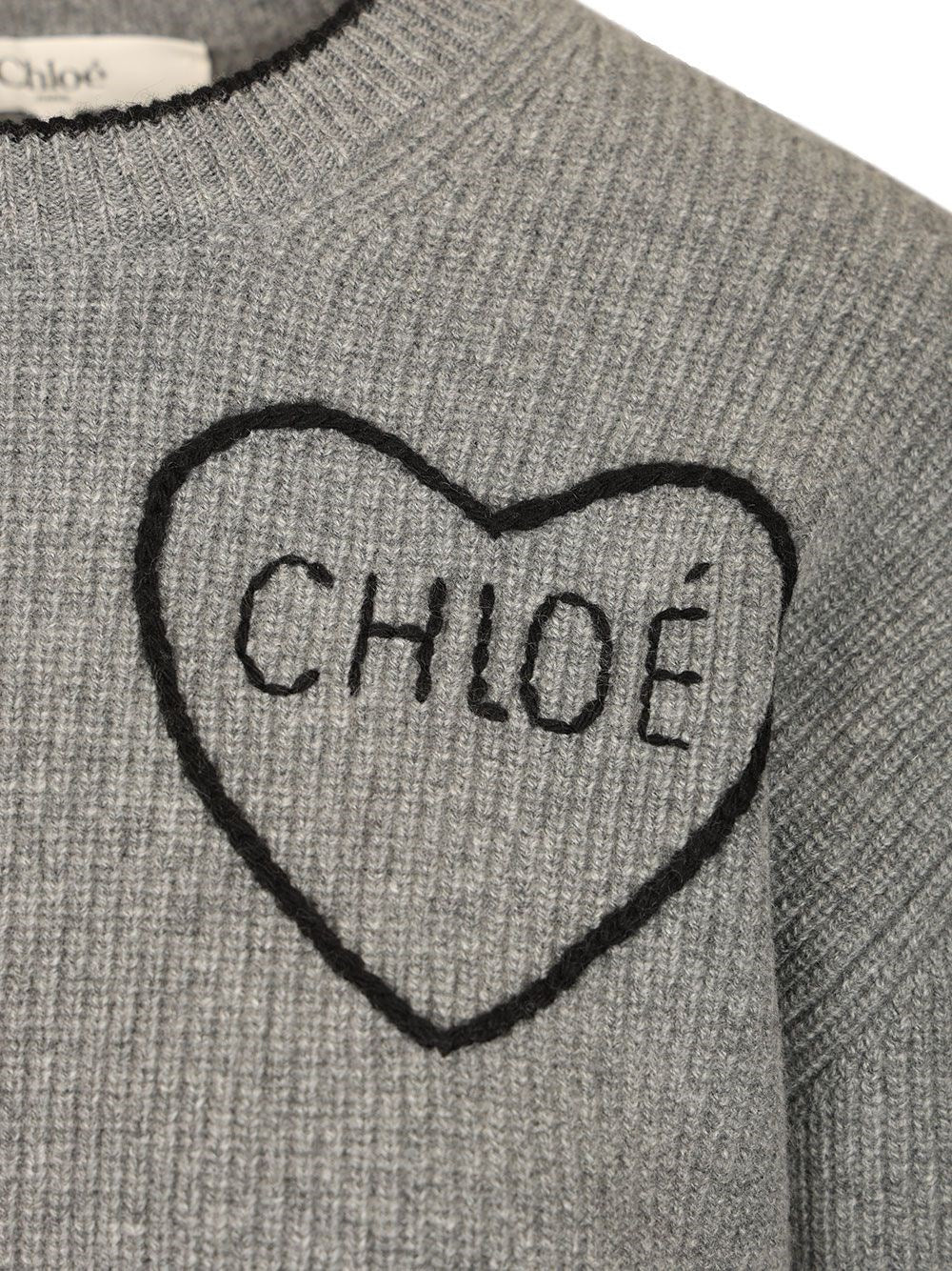 Chloe' Women Cropped Fitted Shirt With Logo CHLOE