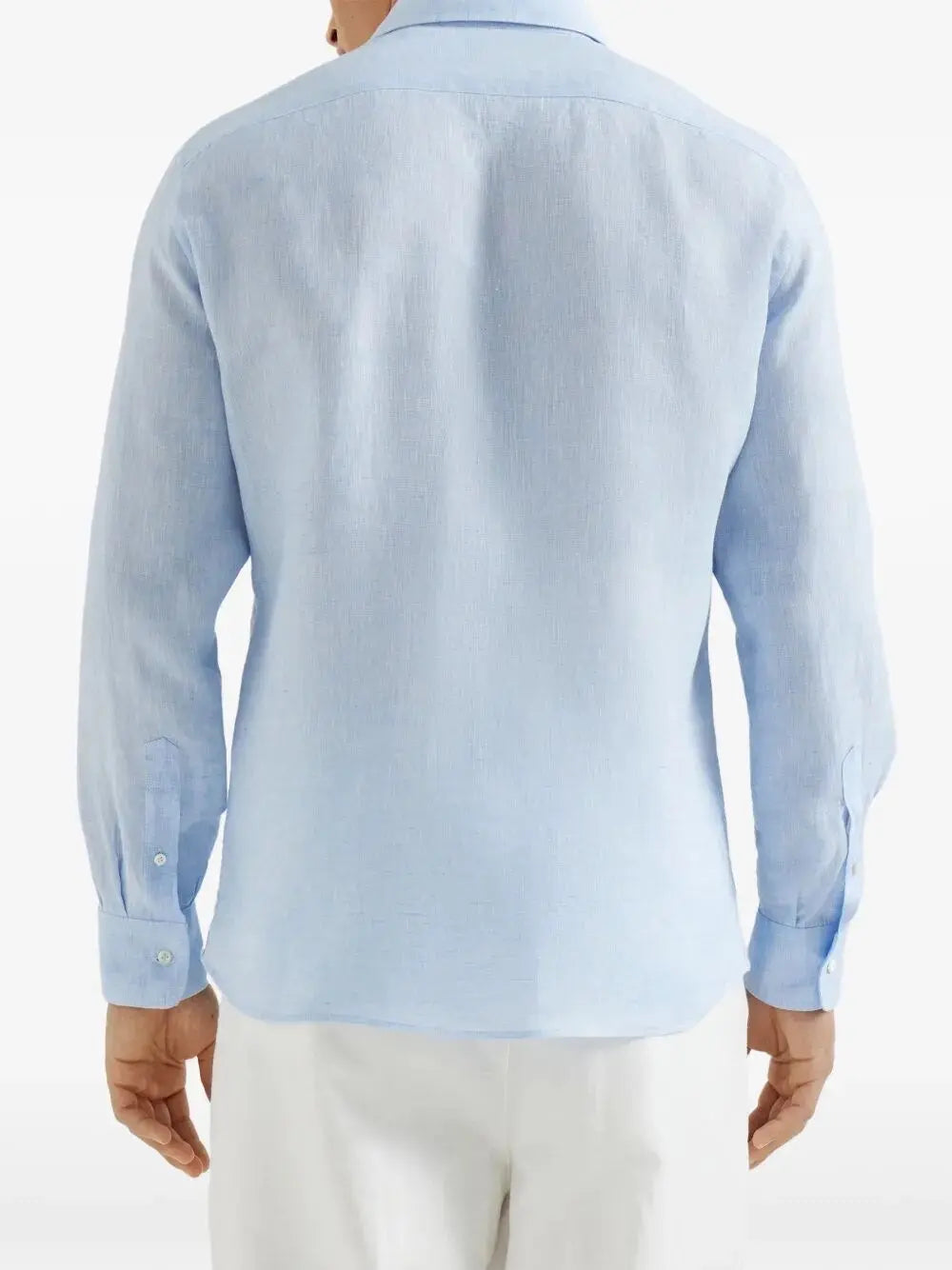 Brunello Cucinelli Men Linen Easy Fit Shirt BRUNELLO CUCINELLI