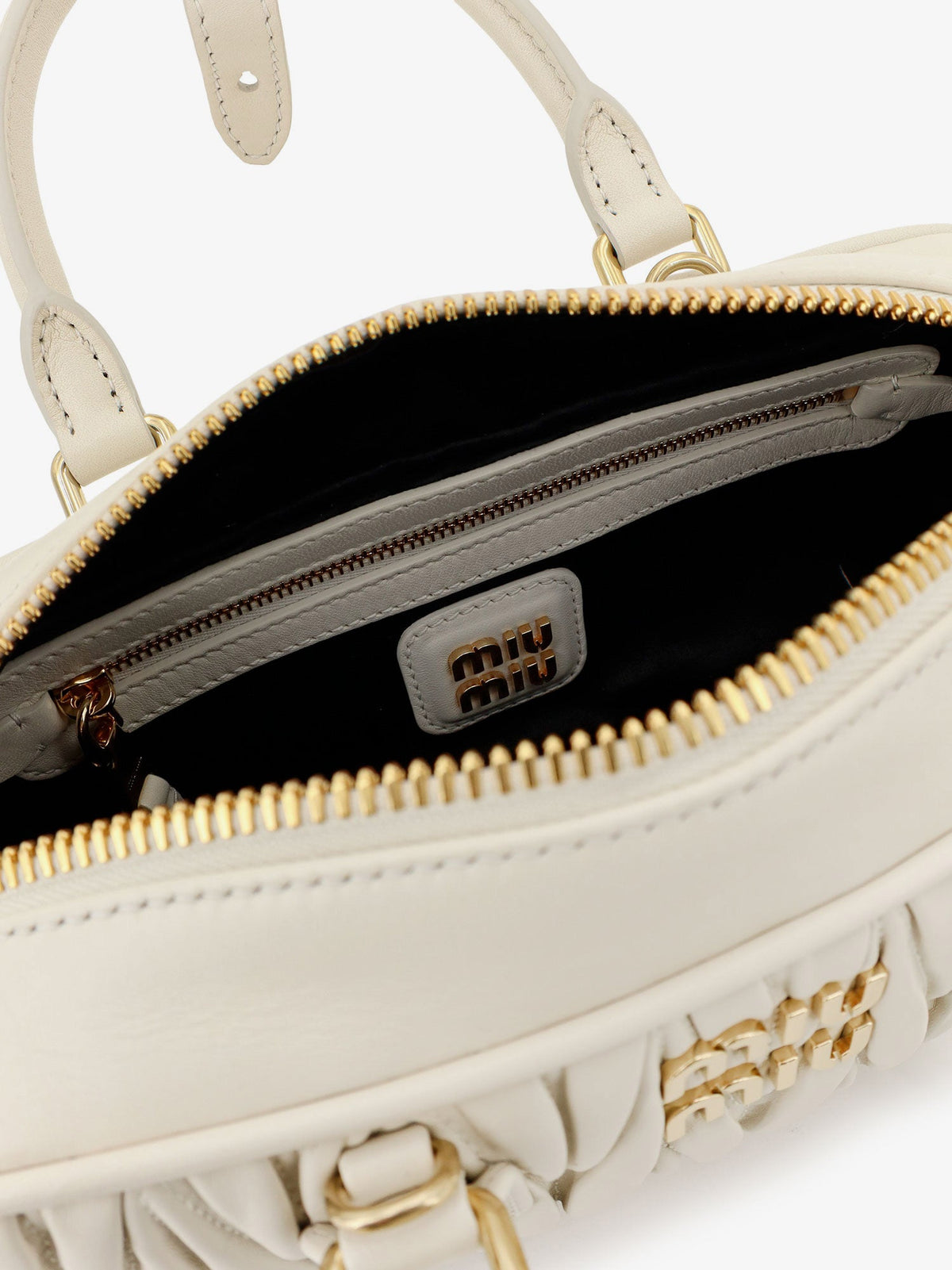 Miu Miu Women Arcadie Quilted Leather Shoulder Bag MIU MIU