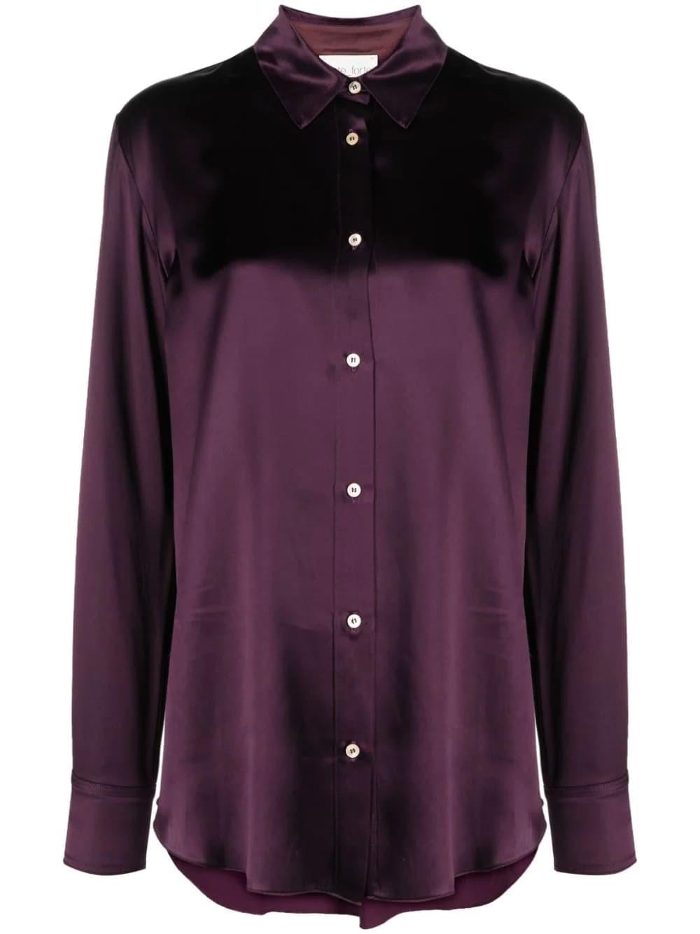 Forte_Forte Women Ruby Satin Shirt FORTE FORTE