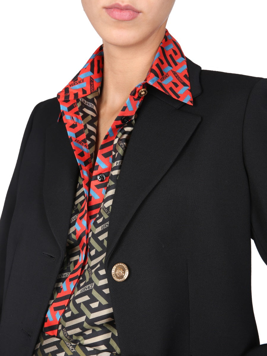 Versace Women Jacket With Medusa Button VERSACE