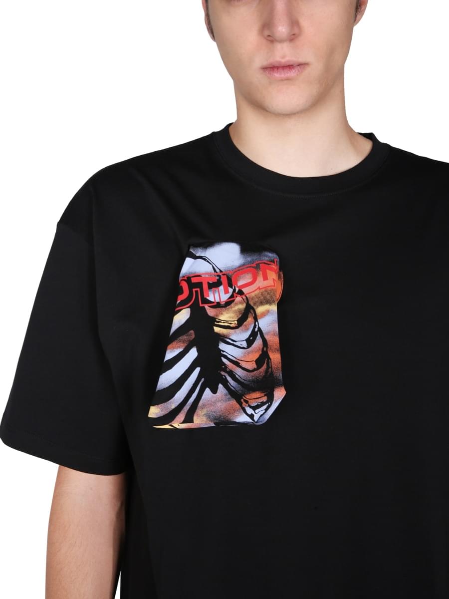 Raf Simons Men T-Shirt With Printed Details RAF SIMONS