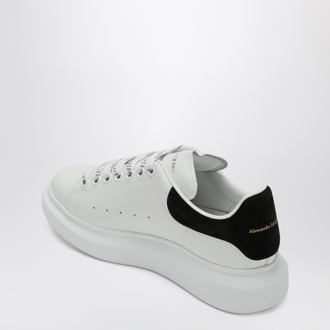 Alexander Mcqueen White And Black Oversized Sneakers Women ALEXANDER MCQUEEN