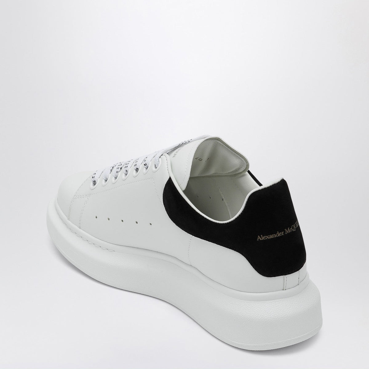 Alexander Mcqueen White And Black Oversized Sneakers Women ALEXANDER MCQUEEN