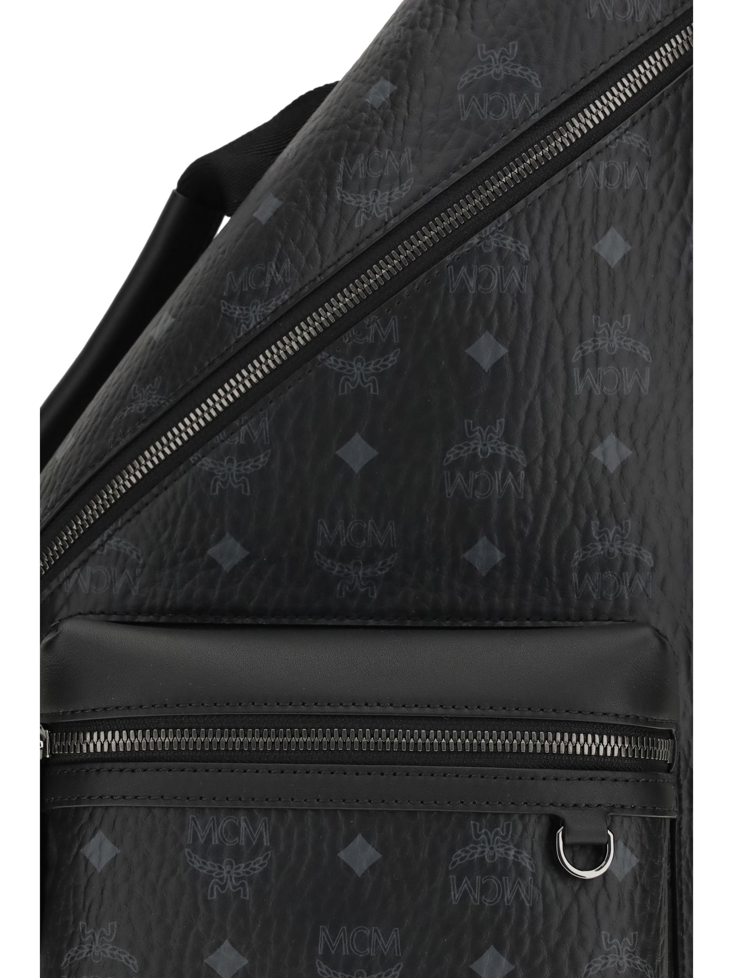 Mcm Men Aren Sling Printed Canvas Backpack MCM