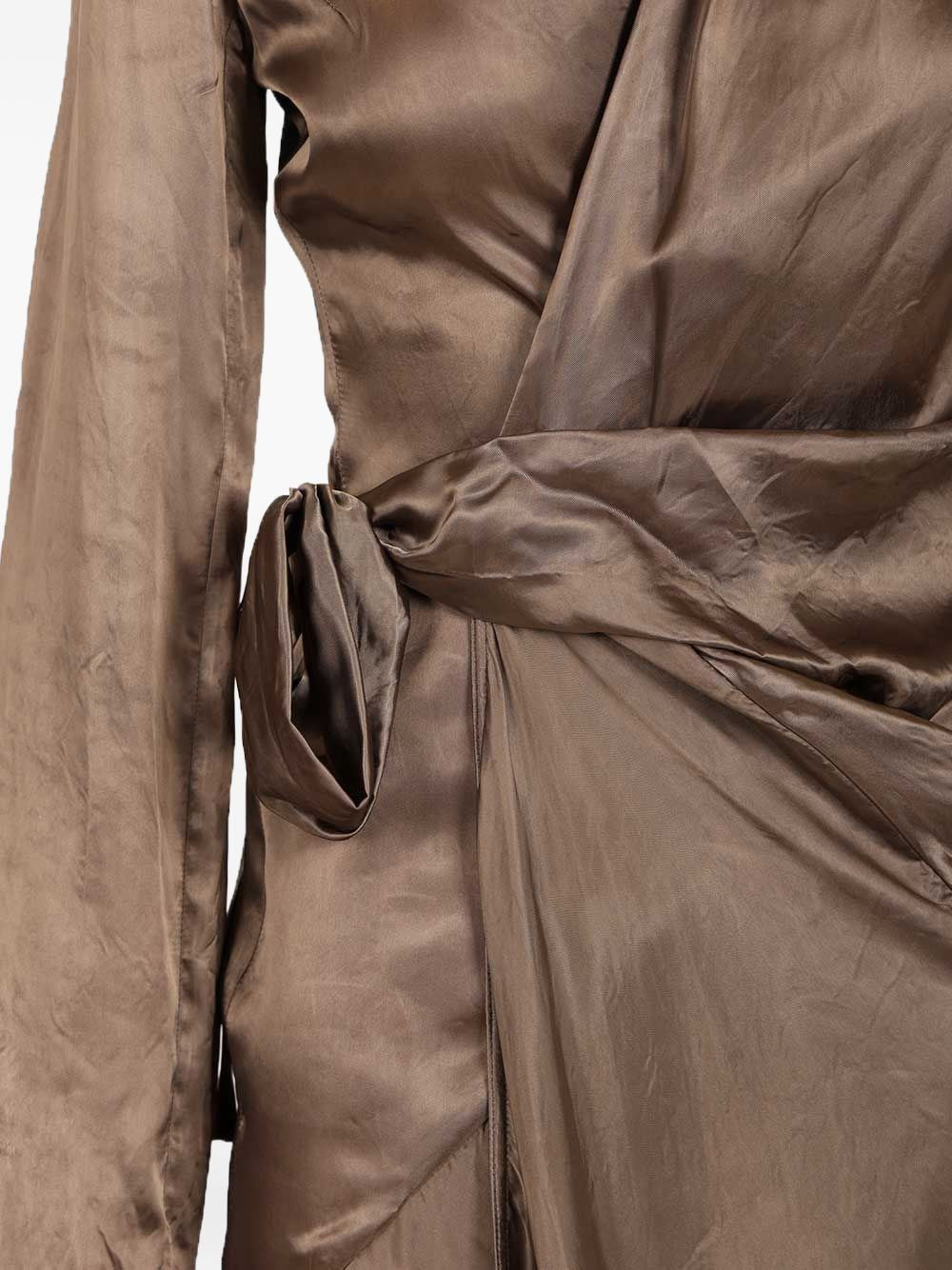 Rick Owens Women Wrap Gown Dress RICK OWENS