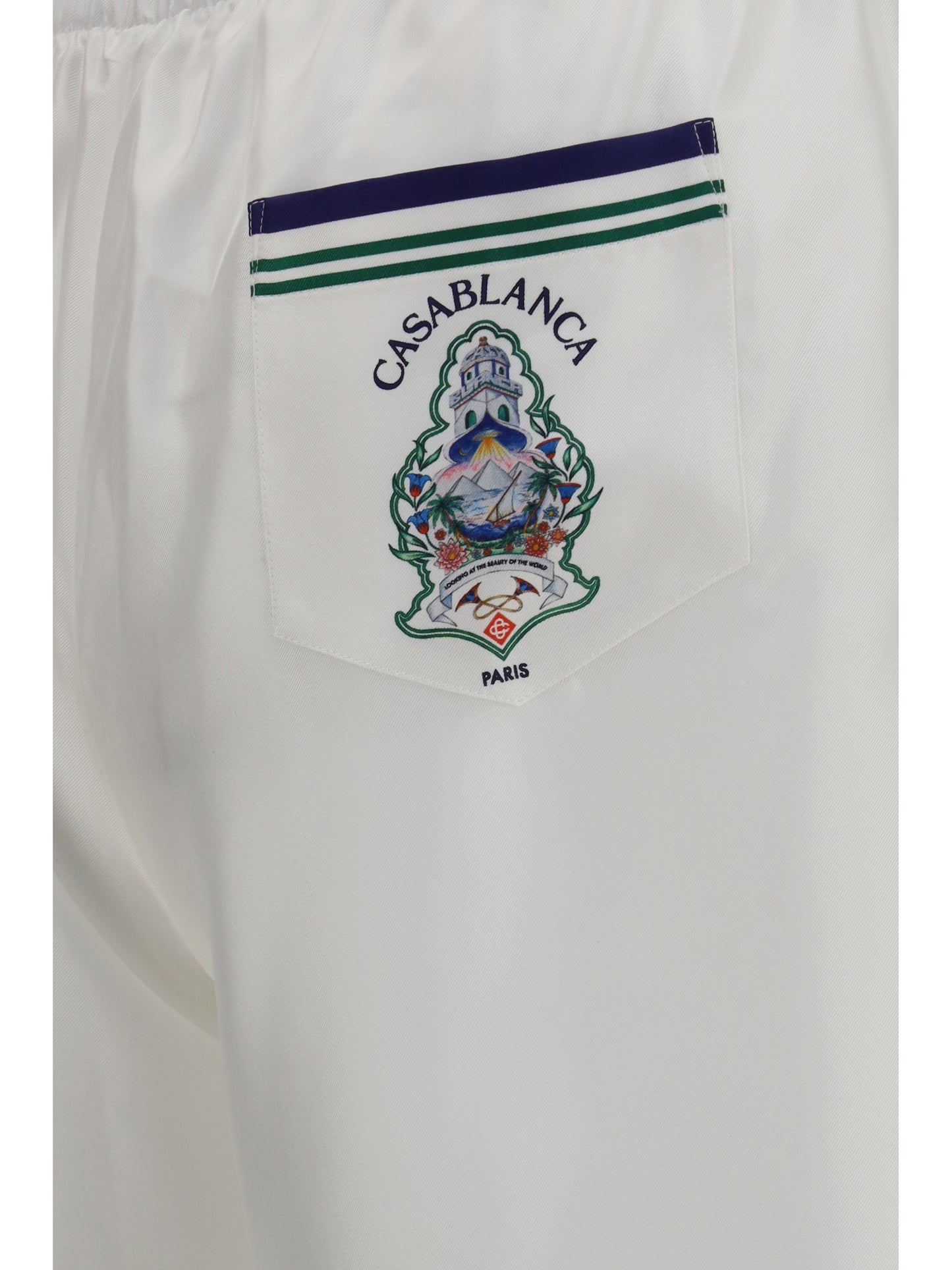 Casablanca Men Hotel Crest Shorts CASABLANCA