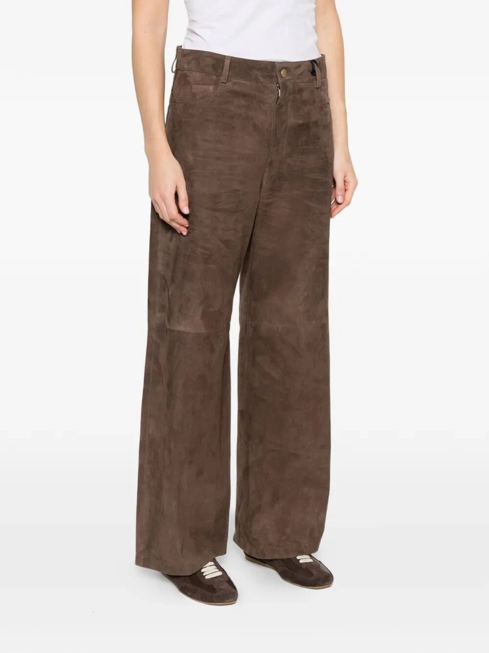 Max Mara Women `Maxmara S` Leather Pants MAX MARA