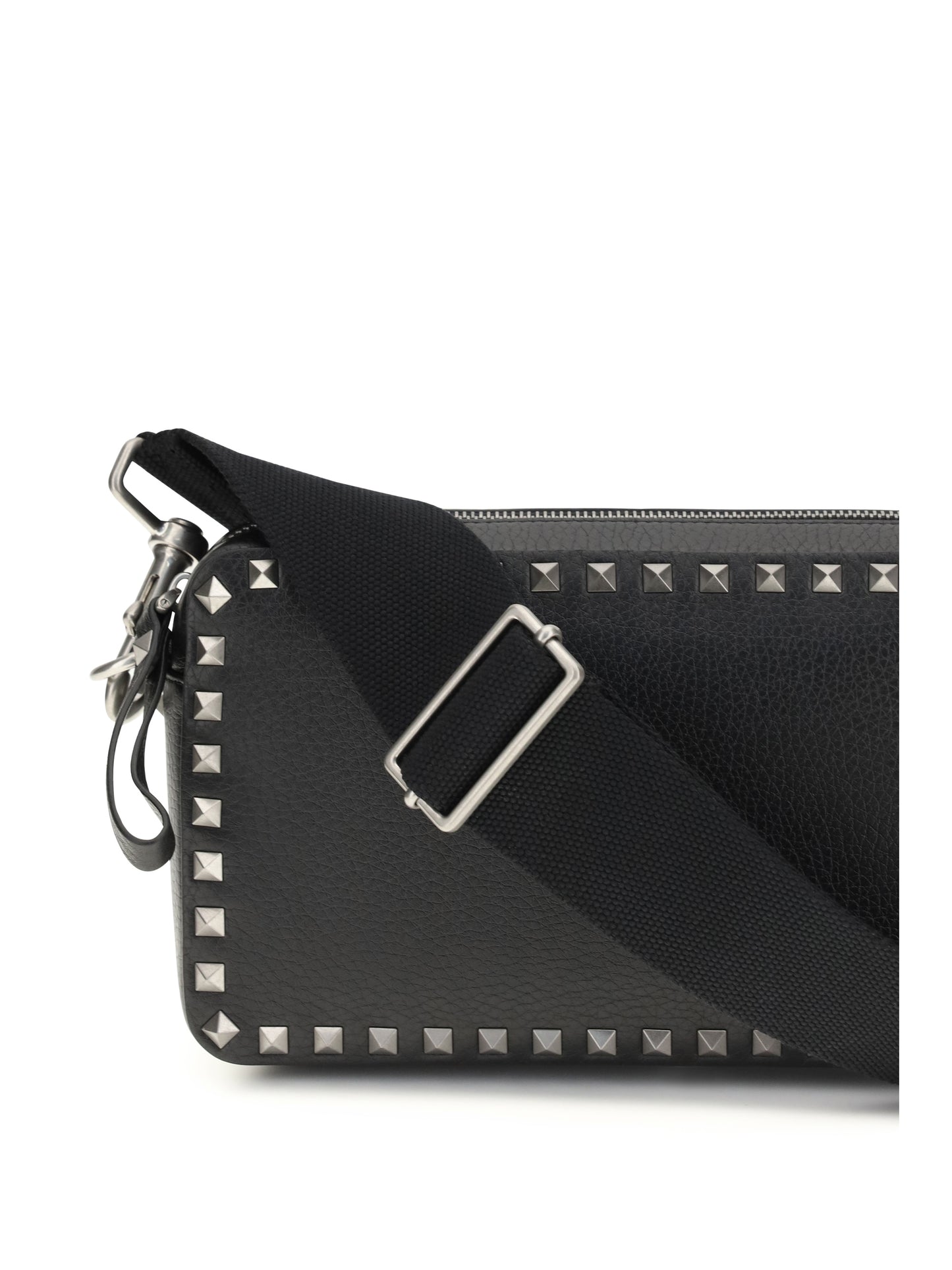 Valentino Garavani Men Rockstud Leather Shoulder Bag VALENTINO GARAVANI