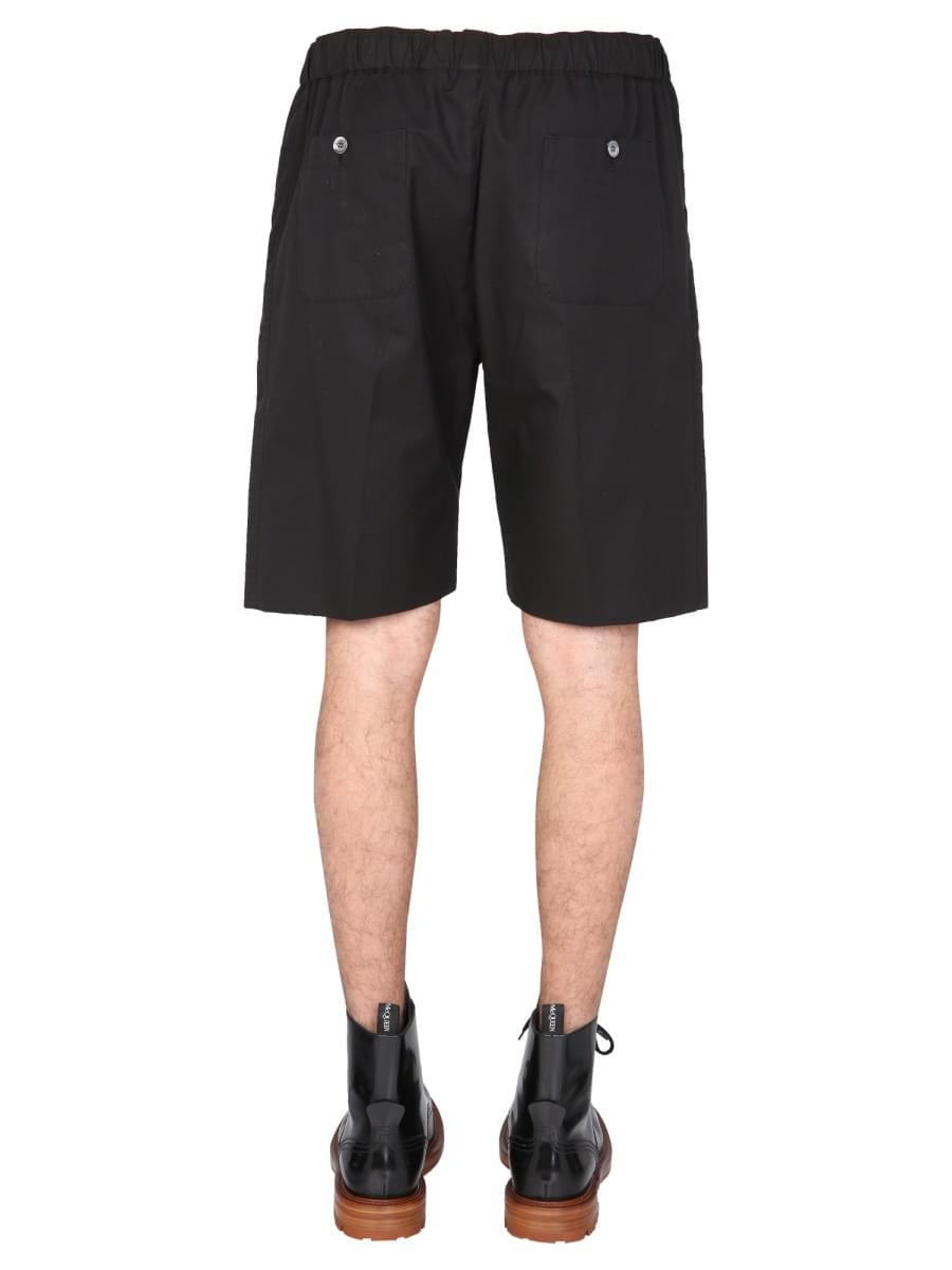 Alexander Mcqueen Men Gabardine Bermuda ALEXANDER MCQUEEN