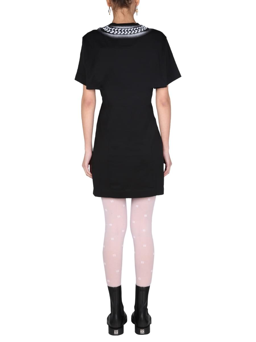 Givenchy Women Dress With 3D "Chain" Print GIVENCHY