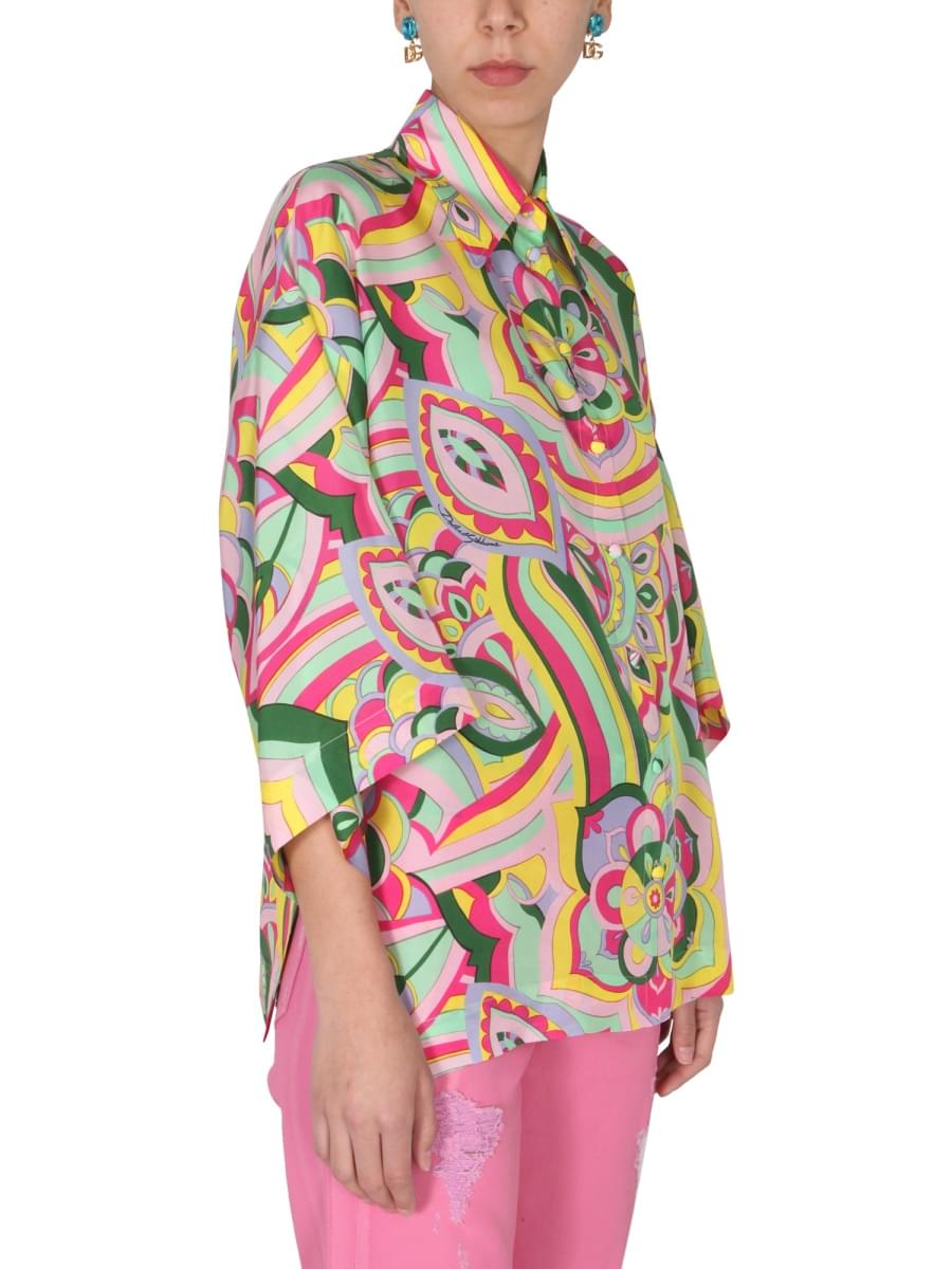 Dolce & Gabbana Women 60'S Print Shirt DOLCE & GABBANA