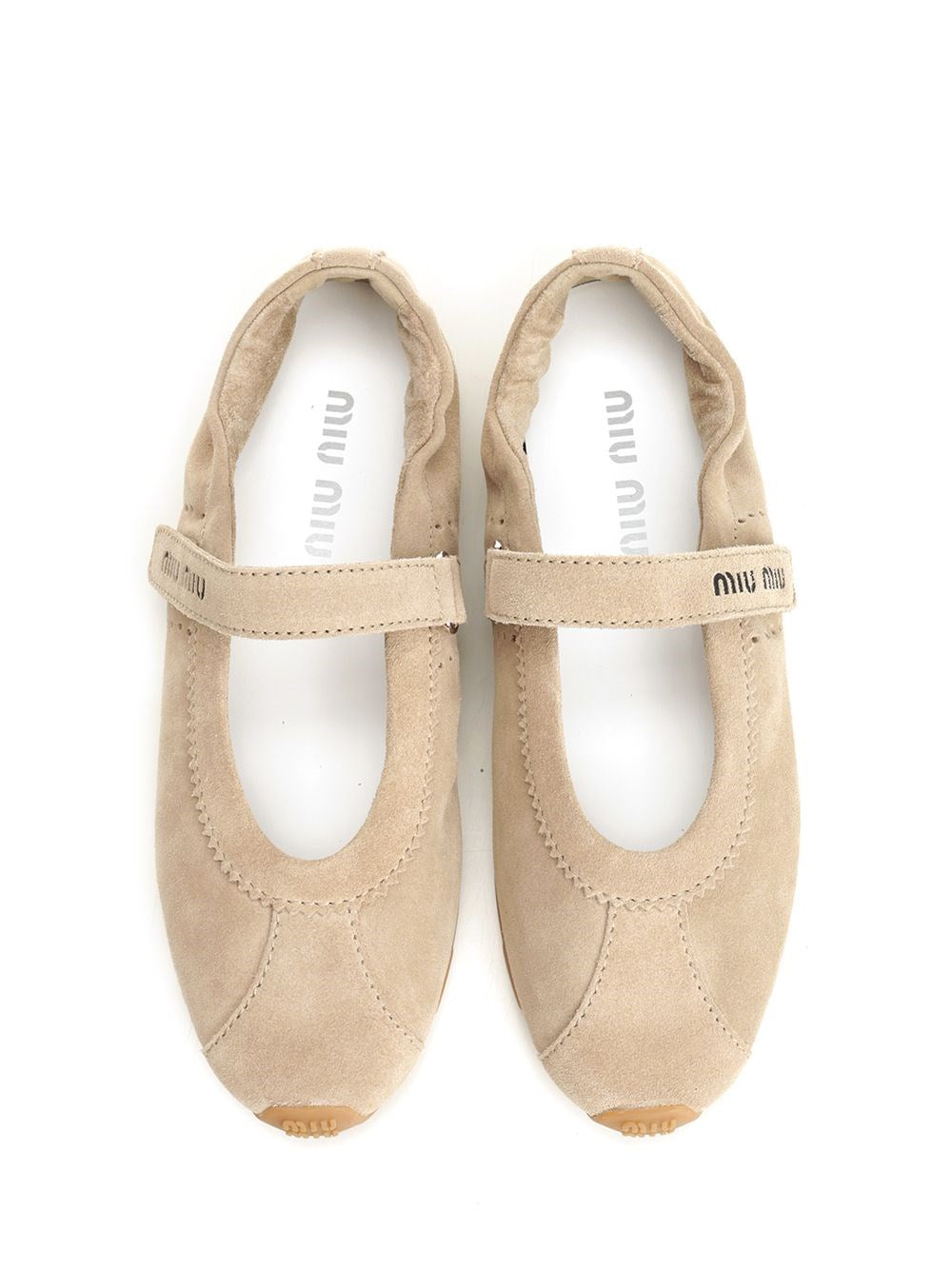 Miu Miu Women “Plume” Suede Ballerinas MIU MIU