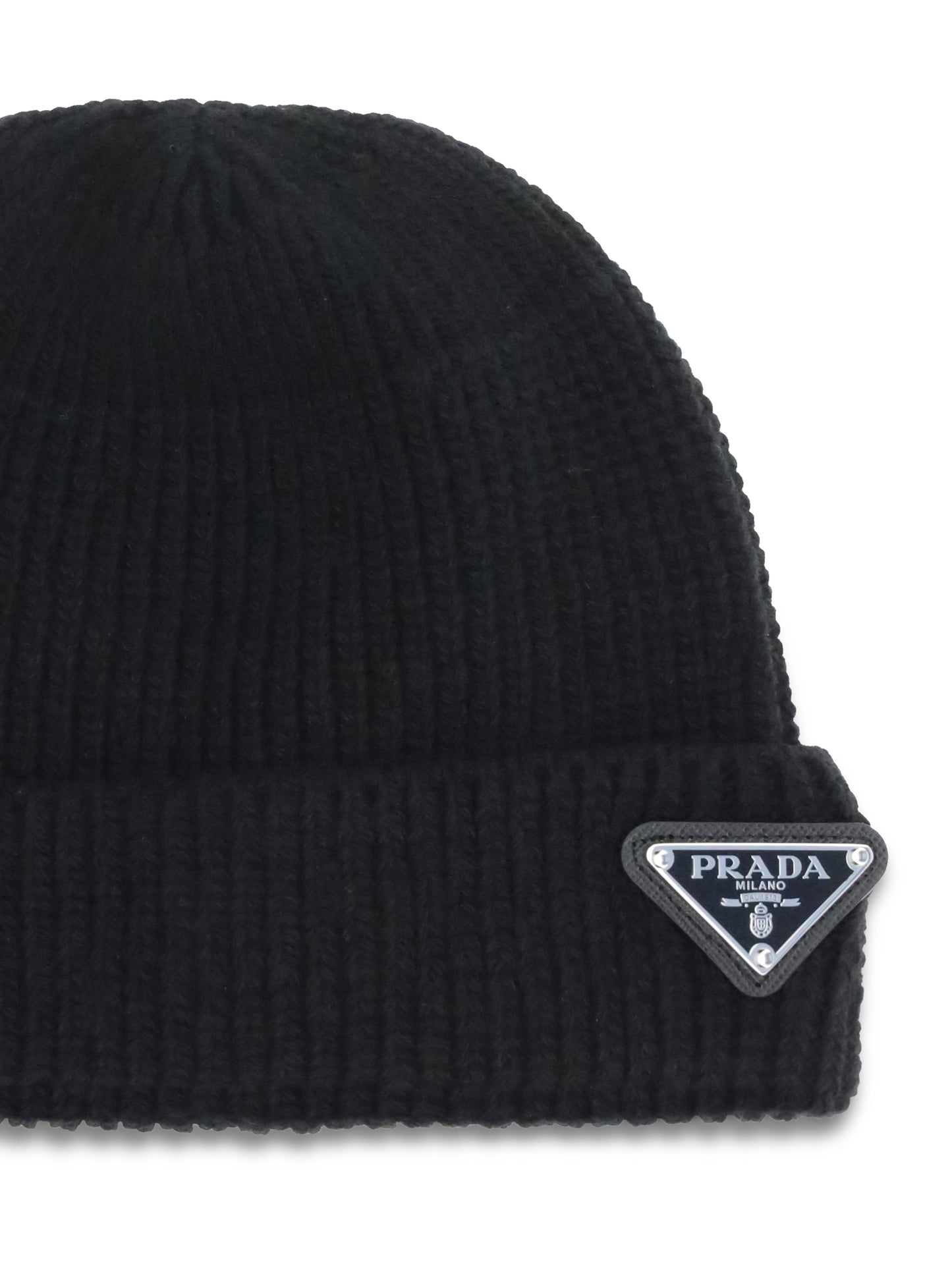 Prada Men Beanie Hat With Logo PRADA