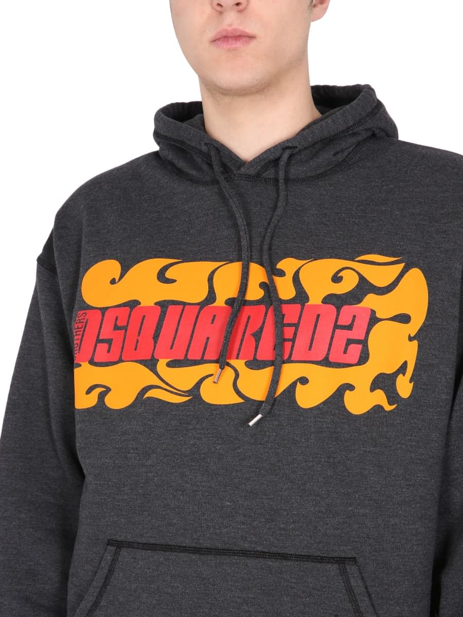 Dsquared2 Men Logo Printed Sweatshirt DSQUARED2