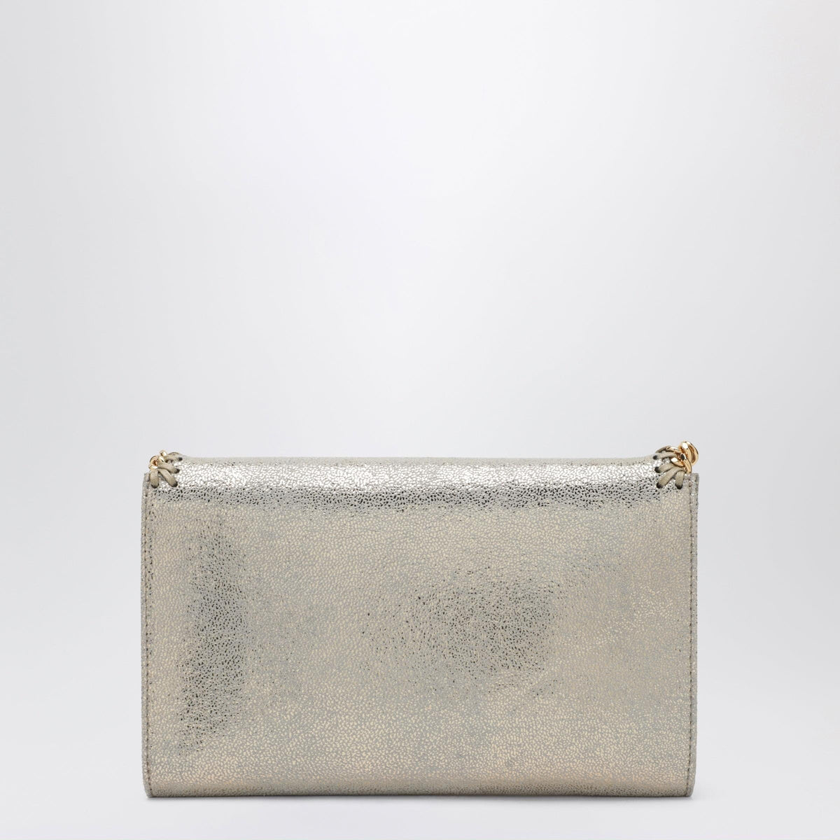 Stella Mccartney Falabella Chain Wallet In Metallic Pyrite Women STELLA MCCARTNEY