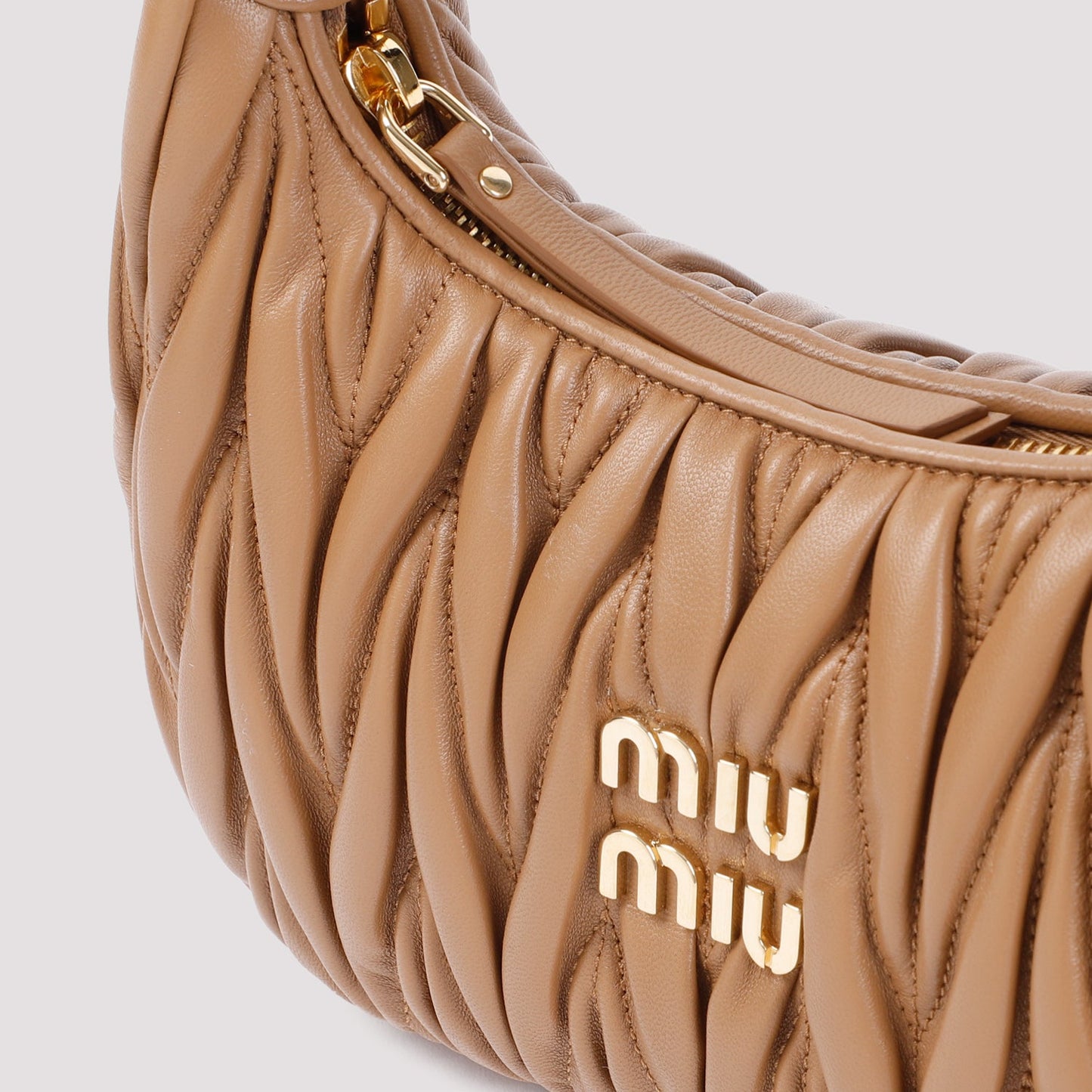 Miu Miu Small Wander Matelasse Hobo Bag Women MIU MIU