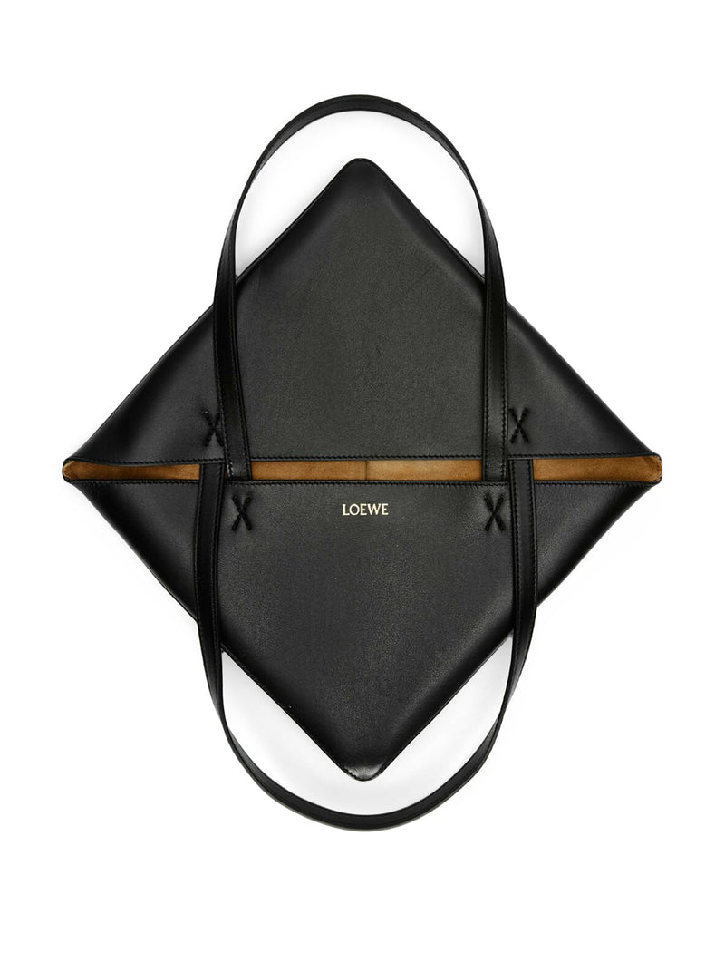 Loewe Women Puzzle Fold Tote Bag In Polished Calfskin LOEWE